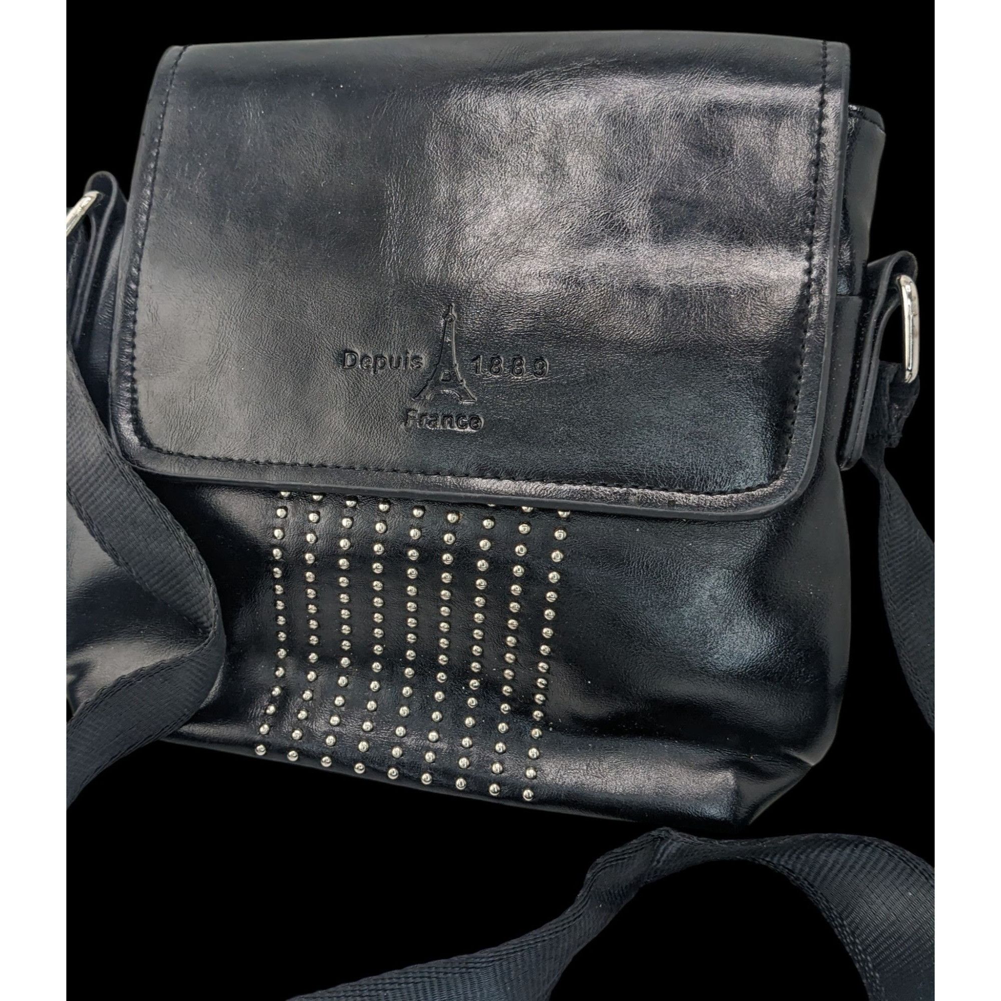 Other Depuis 1889 Paris France Souvenir Black Crossbody Bag With S Size ONE SIZE - 2 Thumbnail