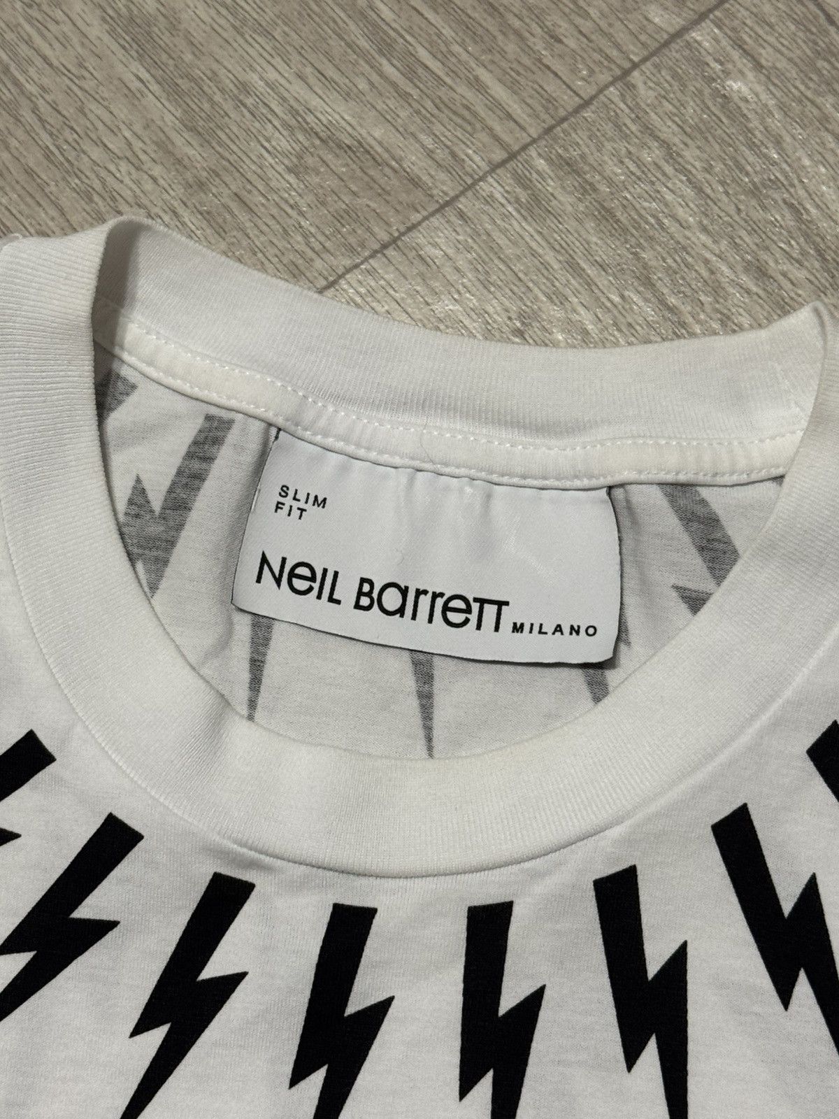 Neil Barrett 🔷Neil Barrett Thunderbolt T-shirt🔷 Size US M / EU 48-50 / 2 - 4 Thumbnail