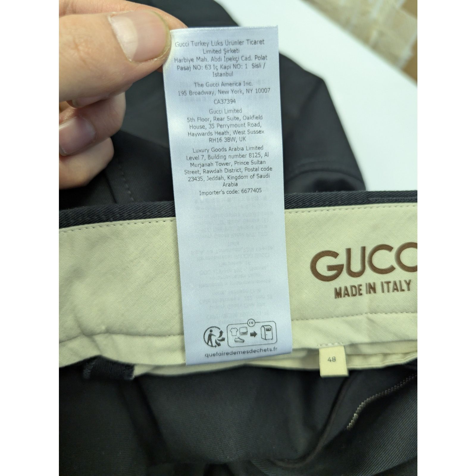 Gucci o1rshd1 Cargo Pants in Black Size US 32 / EU 48 - 21 Thumbnail
