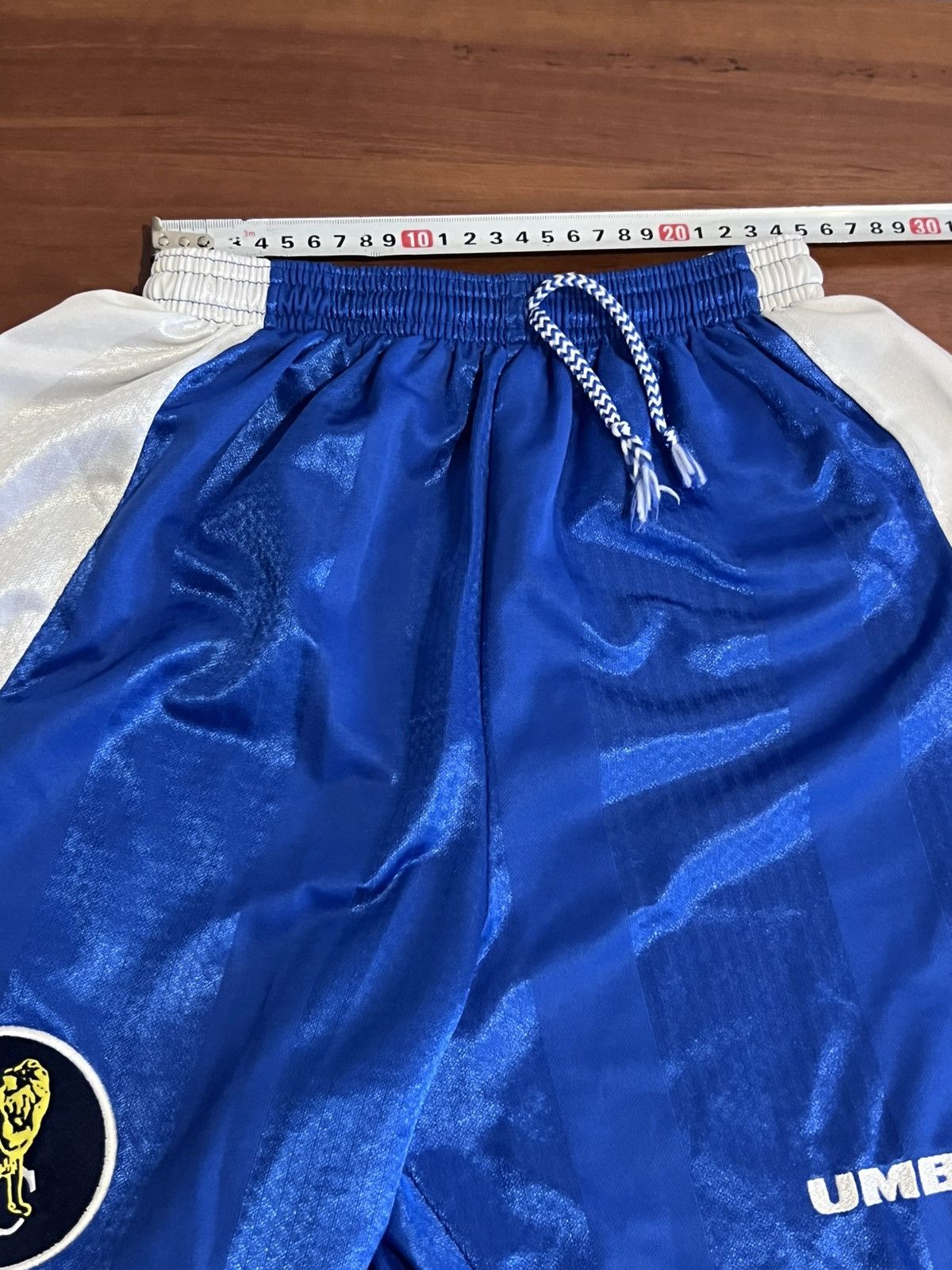 Chelsea Soccer 1997/98 Umbro Chelsea Home Soccer Shorts Blue Size XL Boys Size US 30 / EU 46 - 8 Thumbnail