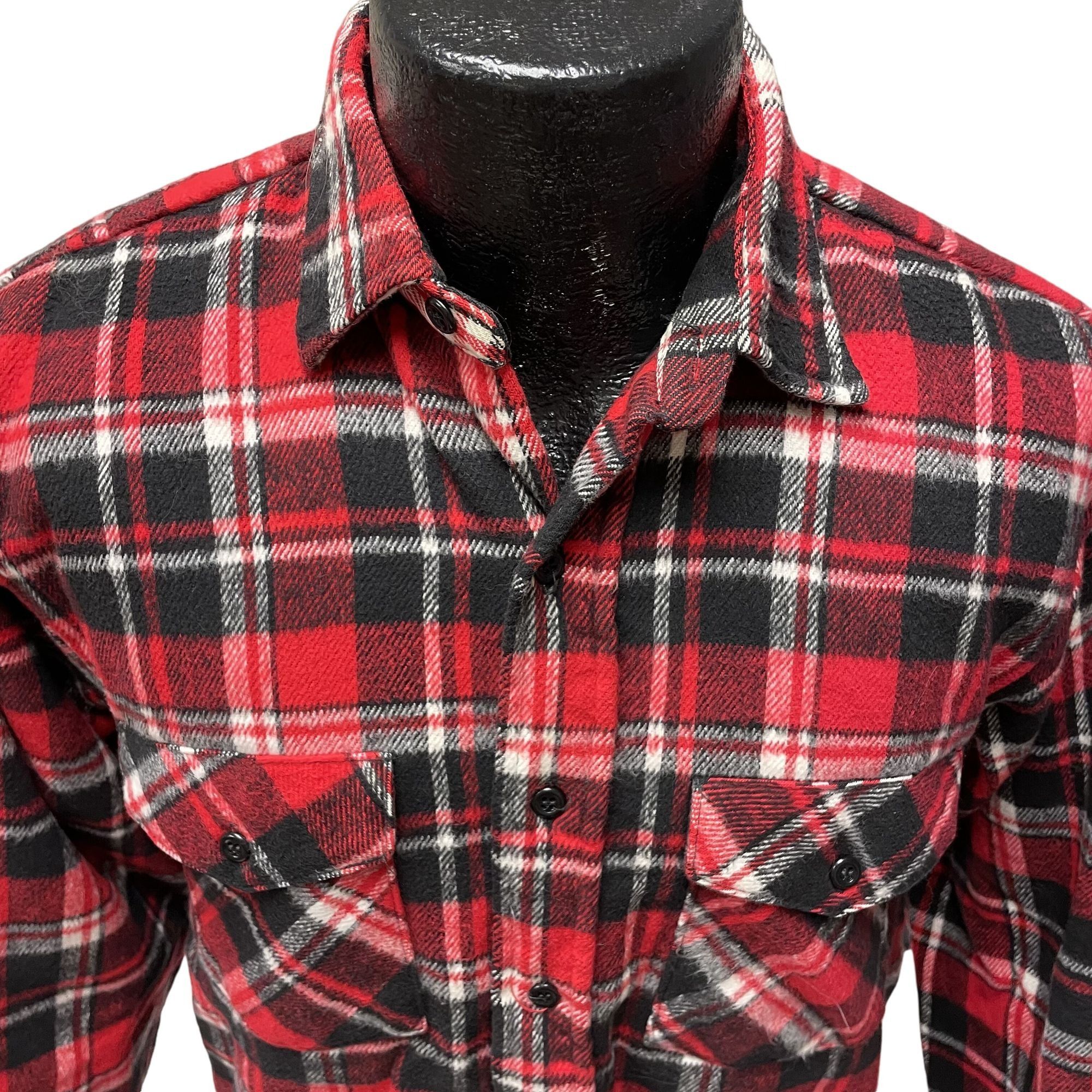 Cabelas Vtg Cabela's BUFFALO PLAID Flannel Quilted HUNTING Shirt Size US M / EU 48-50 / 2 - 2 Thumbnail