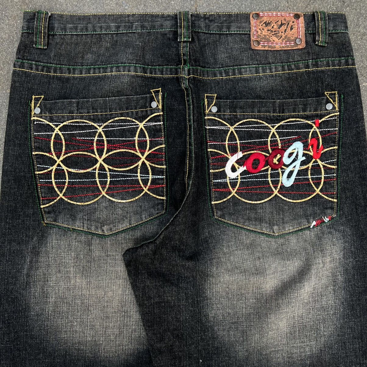 Coogi × Vintage Crazy Vintage Coogi Baggy Hiphop Jeans Size US 40 / EU 56 - 2 Thumbnail