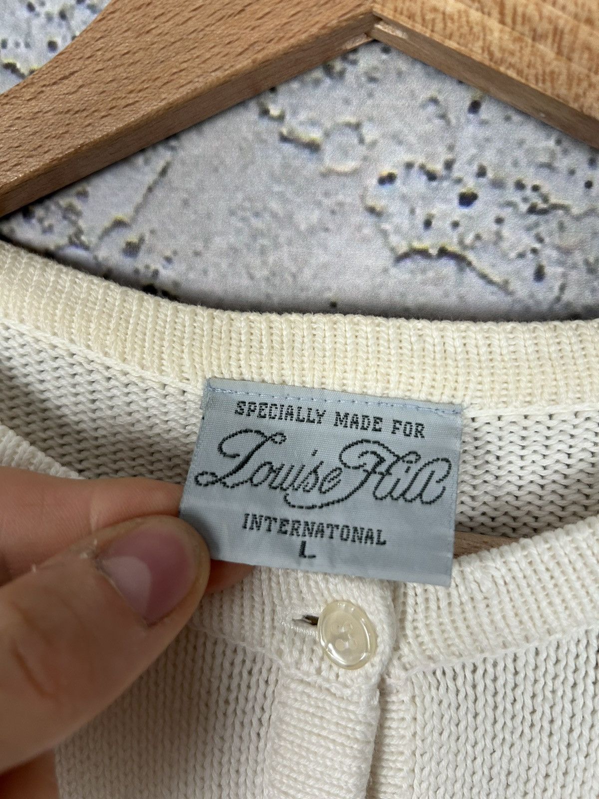 Vintage Vintage Knitted Sweater Cardigan Avantgarde 90s Grunge Size US L / EU 52-54 / 3 - 5 Thumbnail