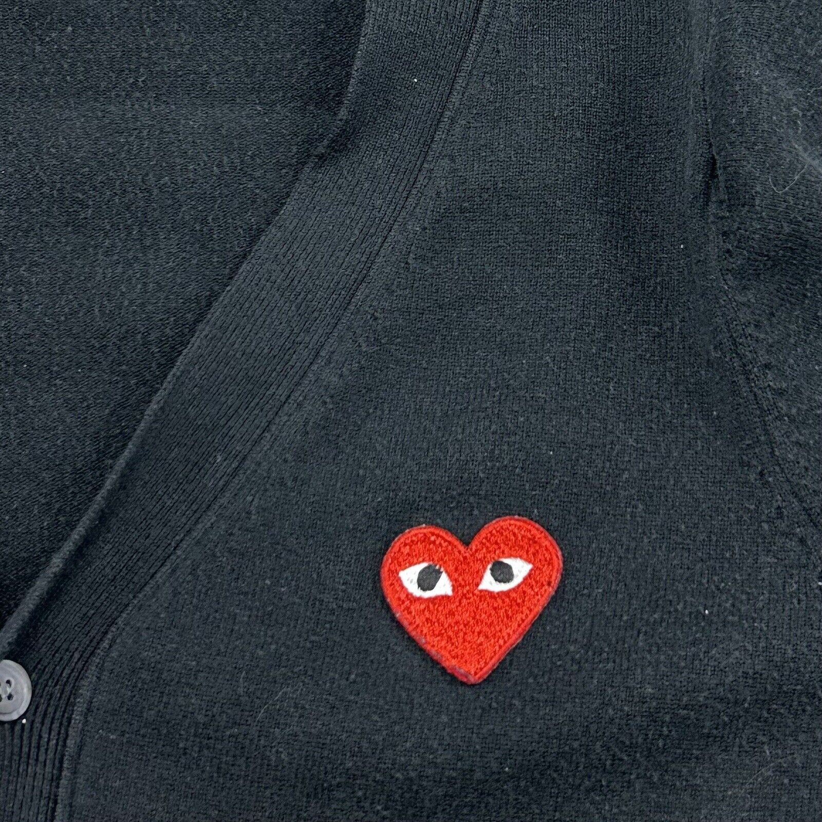 Comme des Garcons COMME DES GARCONS Play Black Cardigan Sweater Womens Size XS Size XS / US 0-2 / IT 36-38 - 3 Thumbnail