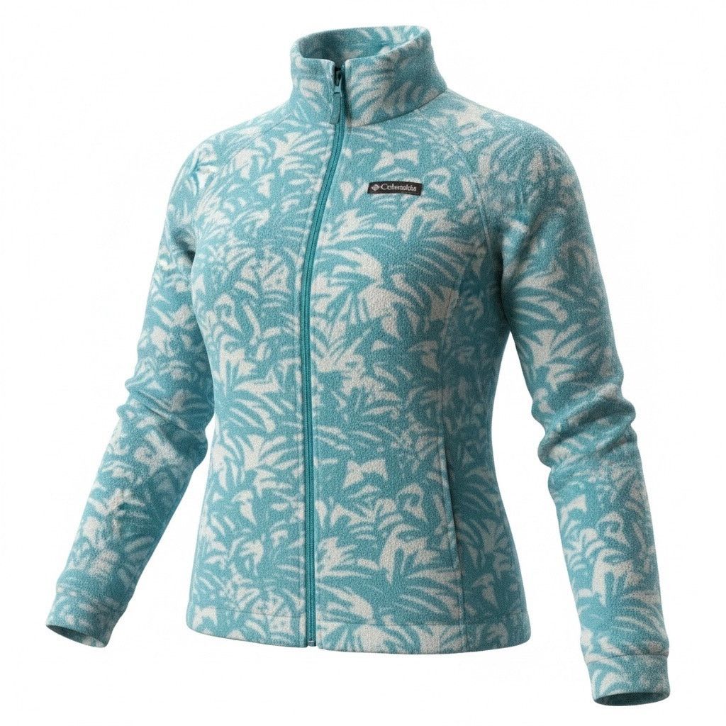 Columbia Columbia Sportswear Women’s Medium Fleece Teal Full Zip Coat Size M / US 6-8 / IT 42-44 - 1 Thumbnail