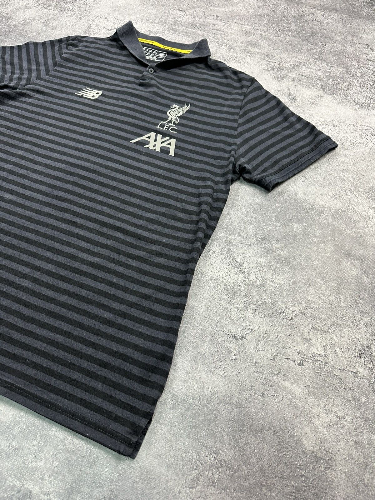 New Balance New Balance Liverpool 2019/20 Soccer Polo Striped T Shirt Size US XL / EU 56 / 4 - 4 Thumbnail