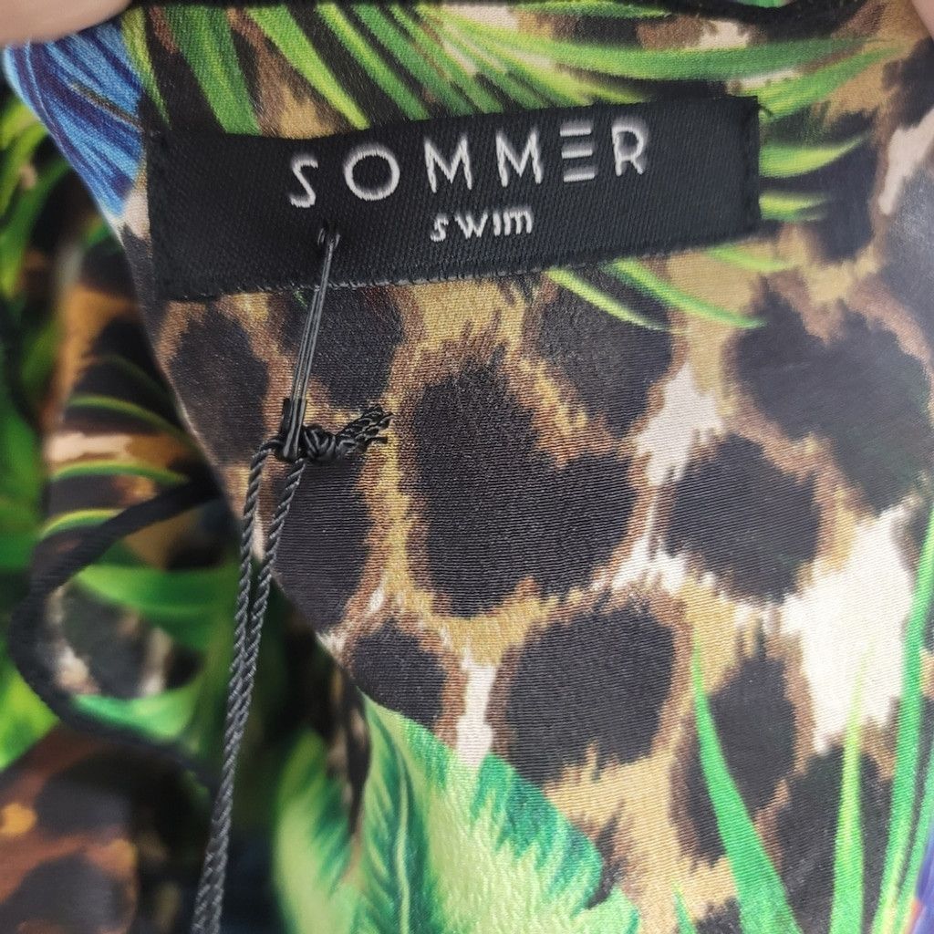 Other NWT SOMMER SWIMWEAR CAMILLE LEOPARD FLORAL HALTER MINI DRESS Size M / US 6-8 / IT 42-44 - 6 Thumbnail