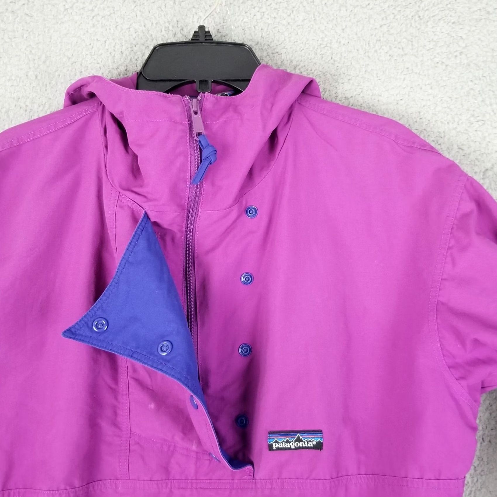 Patagonia VINTAGE Patagonia Women's Jacket Long Parka Purple 1988 Size 10 Bonds Hong Kong Marks Size L / US 10 / IT 46 - 6 Thumbnail