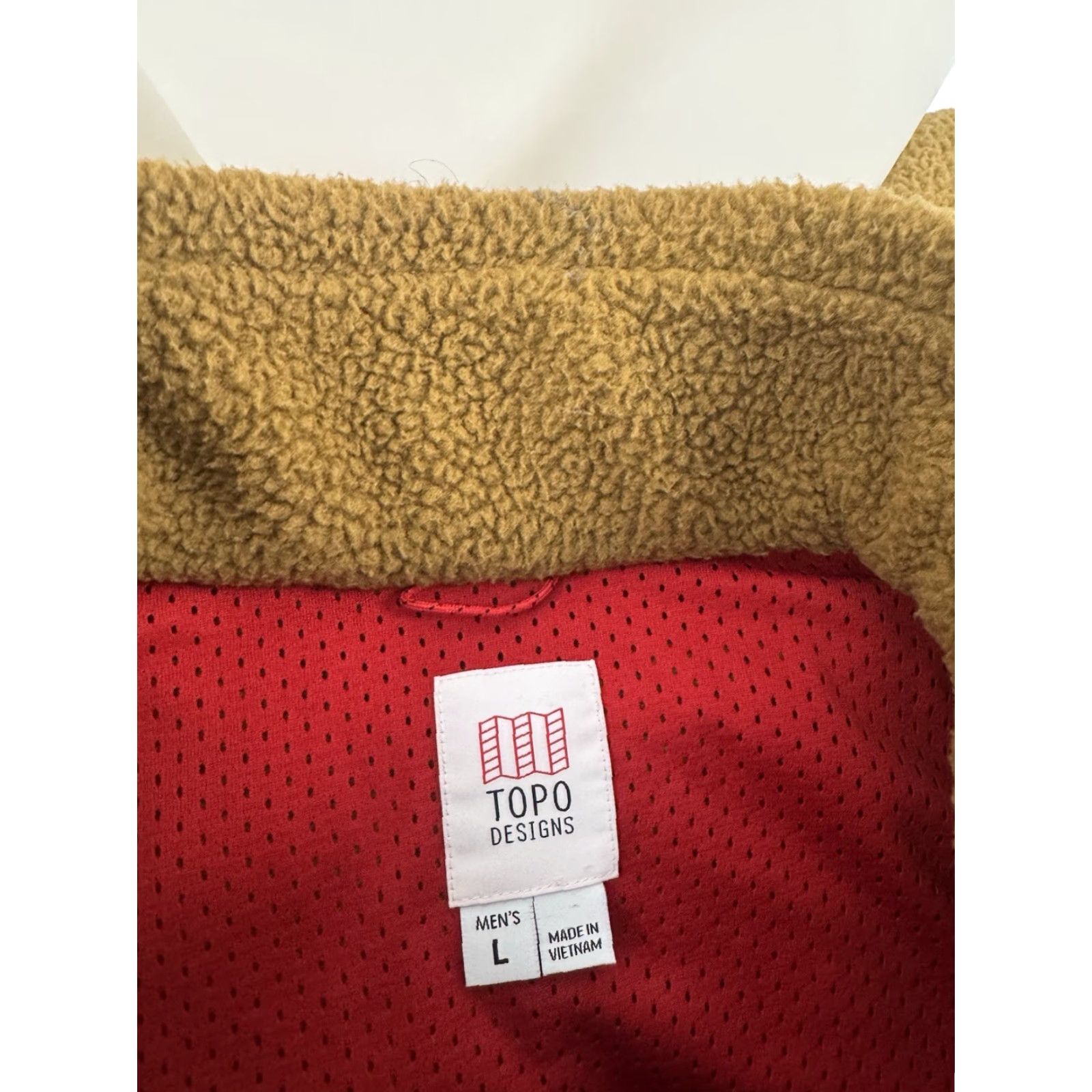 Topo Designs Topo Designs Pullover Fleece Sherpa Sweater Jacket Mens L Brown Size US L / EU 52-54 / 3 - 4 Thumbnail