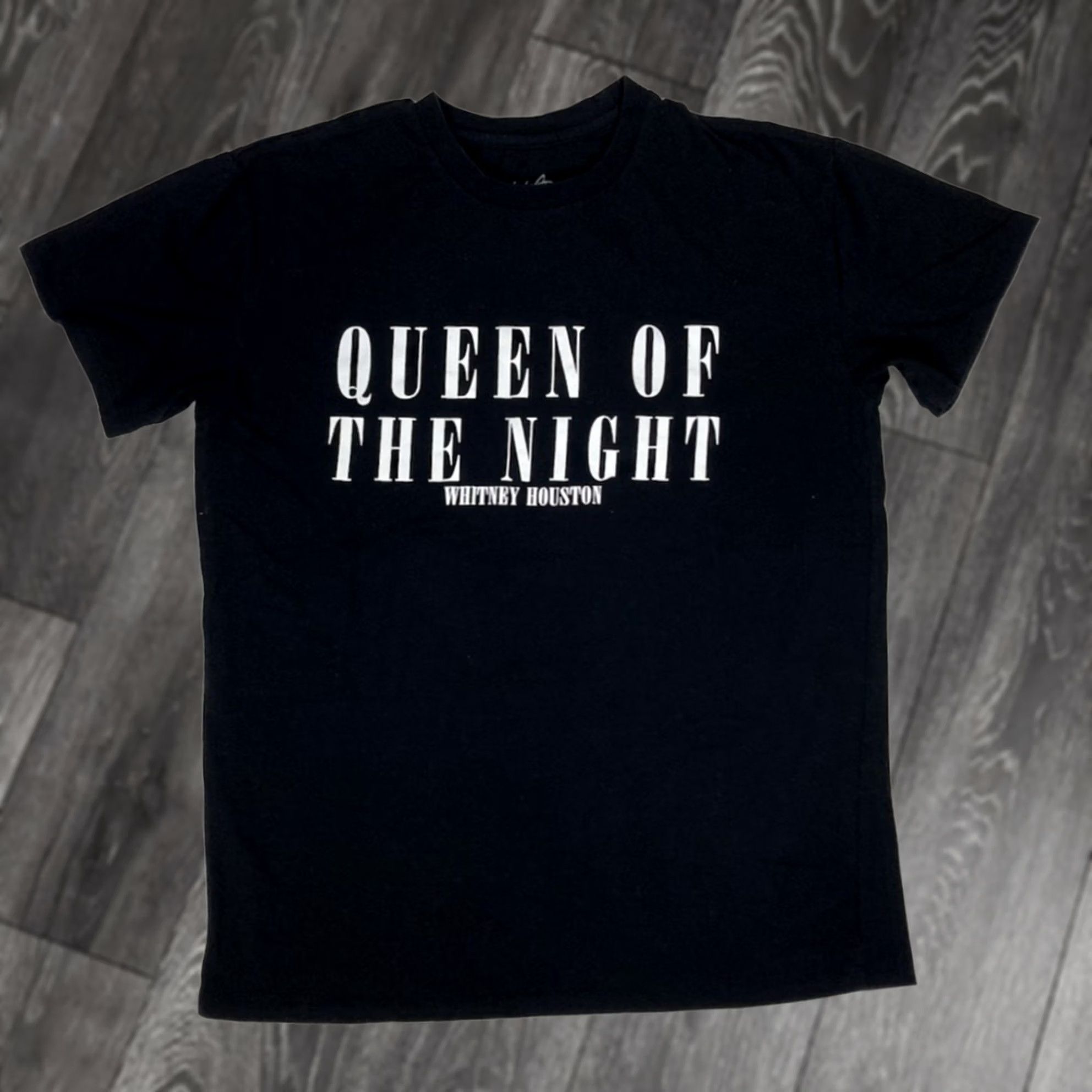 Vintage Whitney Houston Queen Of The Night Graphic T-shirt Women Medium Black Music Shirt Size M / US 6-8 / IT 42-44 - 1 Thumbnail