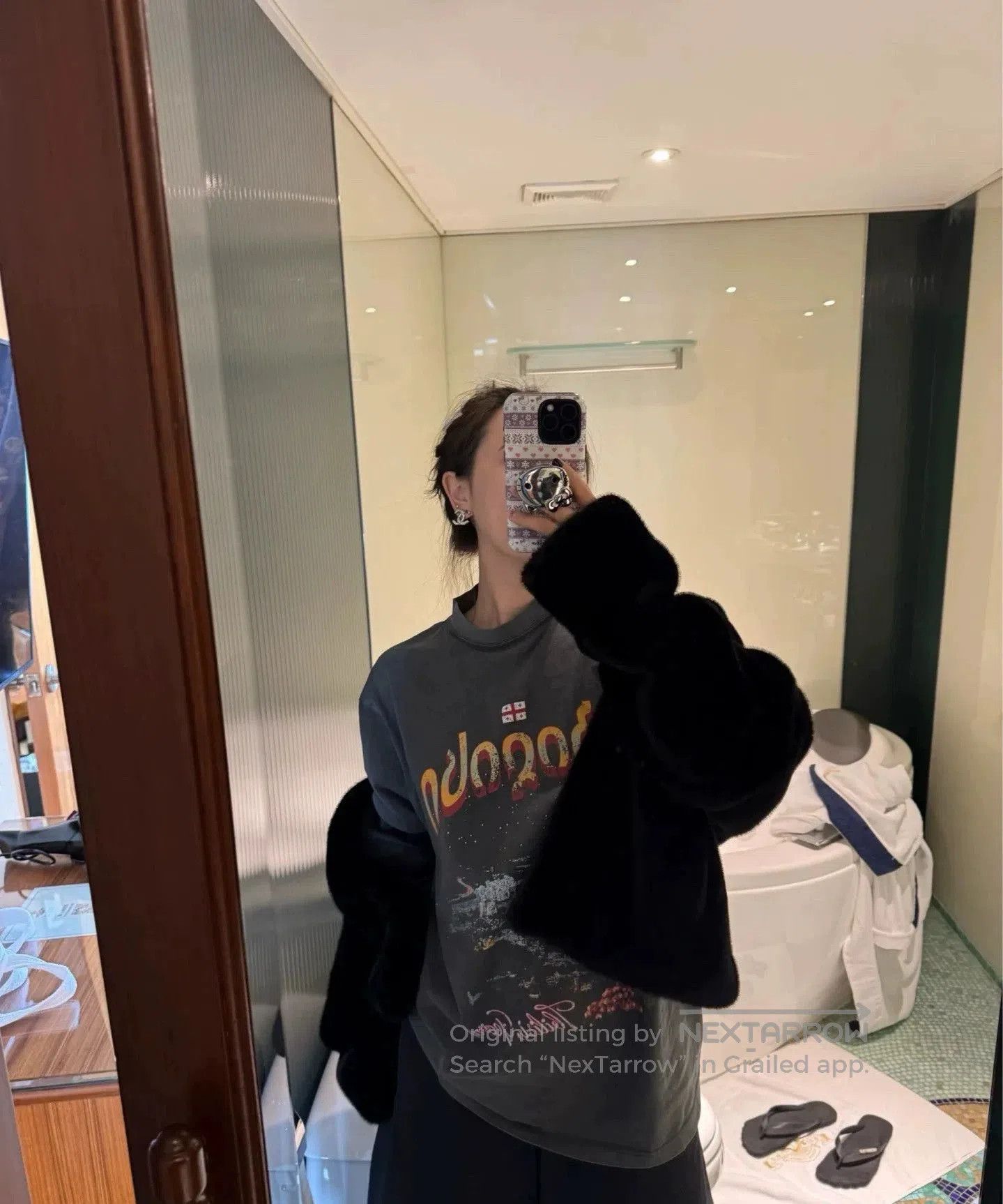 Balenciaga Balenciaga SS25 Georgia Night Longsleeve T-shirt. Size US XL / EU 56 / 4 - 7 Thumbnail