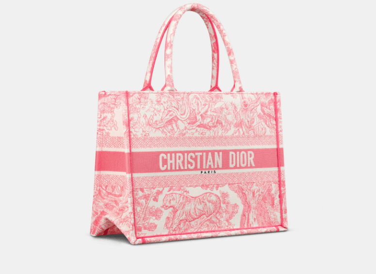 Dior o1w1db10525 M1296Z Size : OS / Medium Book Tote Bag in Pink Size ONE SIZE - 1 Thumbnail