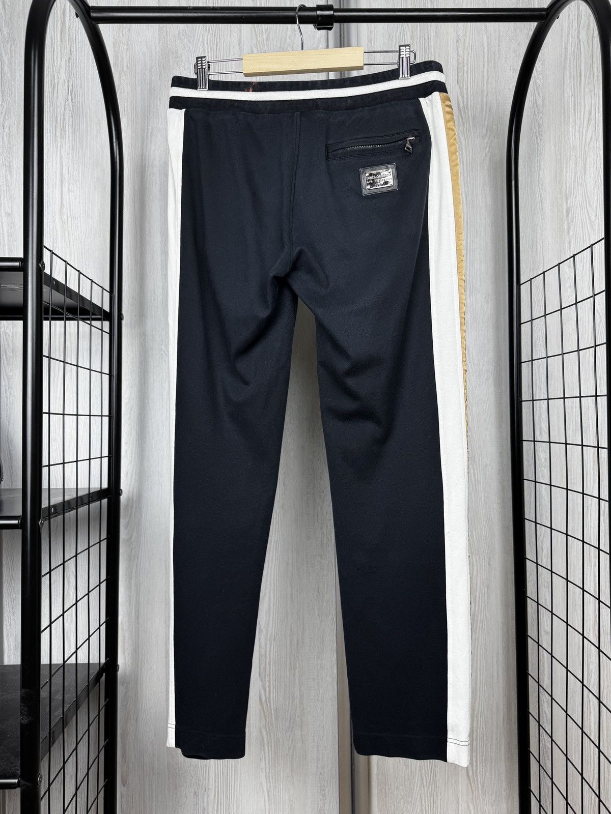 Dolce & Gabbana Dolce & Gabbana Italia Black White Stripes Sweat Track pants Size US 32 / EU 48 - 4 Thumbnail
