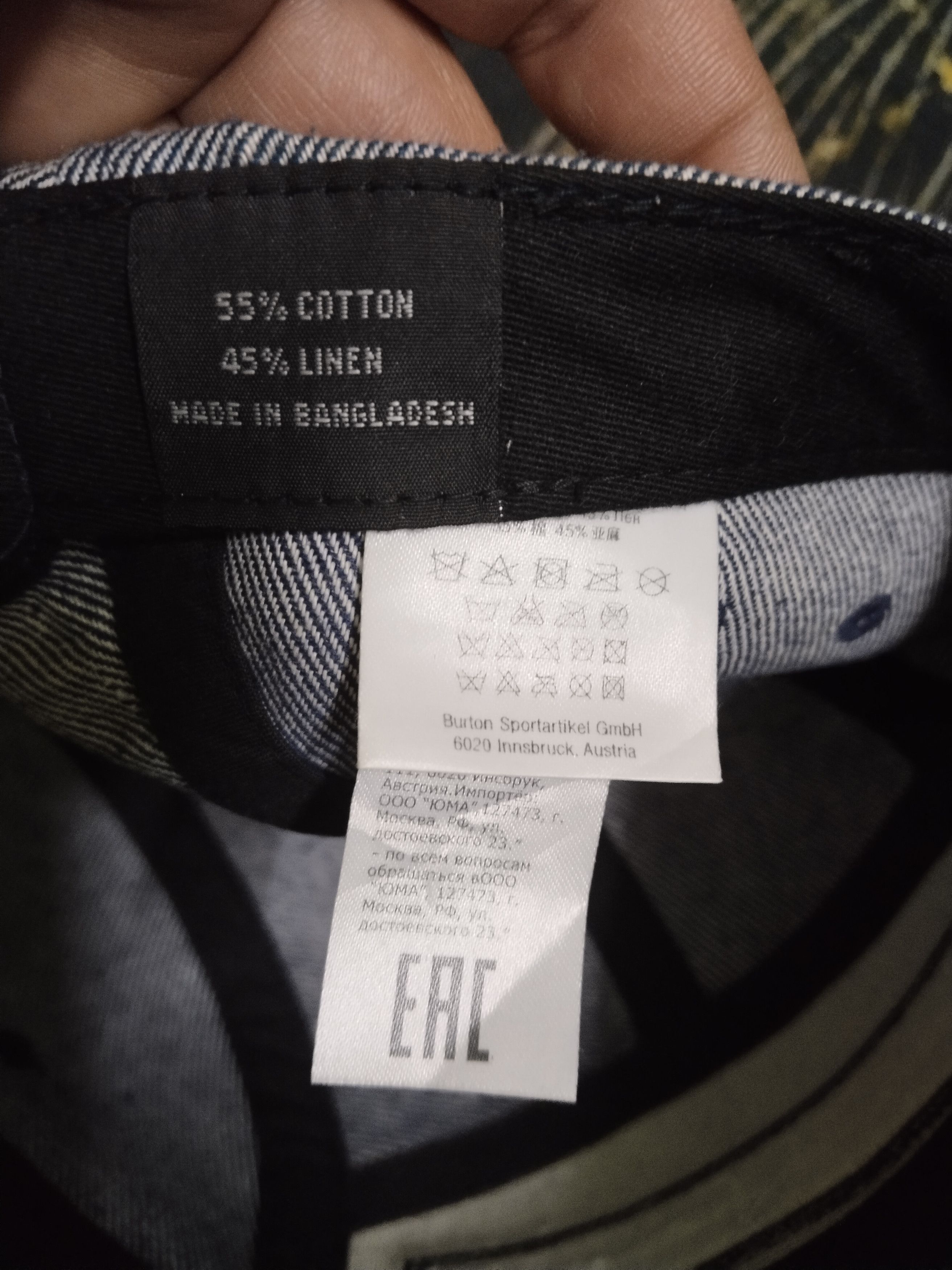 Burton 5 PANEL BURTON CAP ADJUSTABLE CLIP Size ONE SIZE - 6 Thumbnail