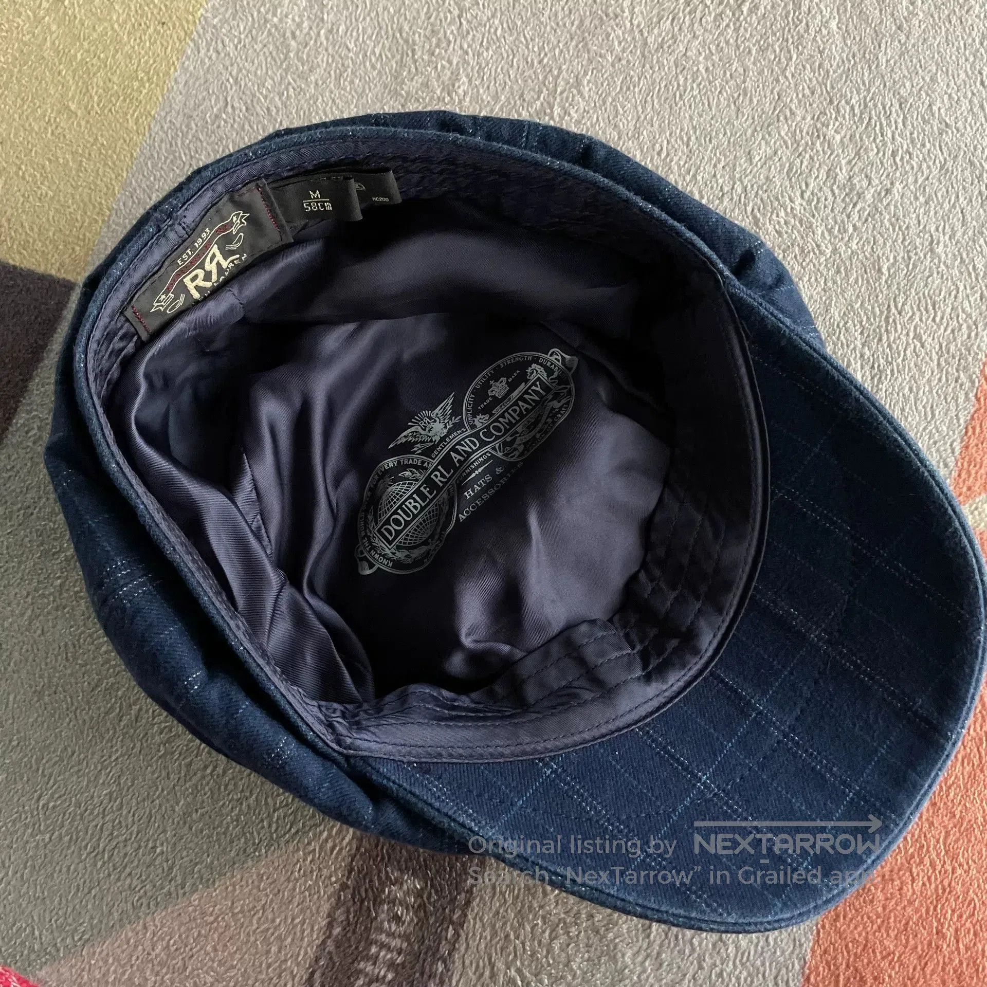 RRL Ralph Lauren RRL Double RL Newsboy Cap M. Size ONE SIZE - 5 Thumbnail