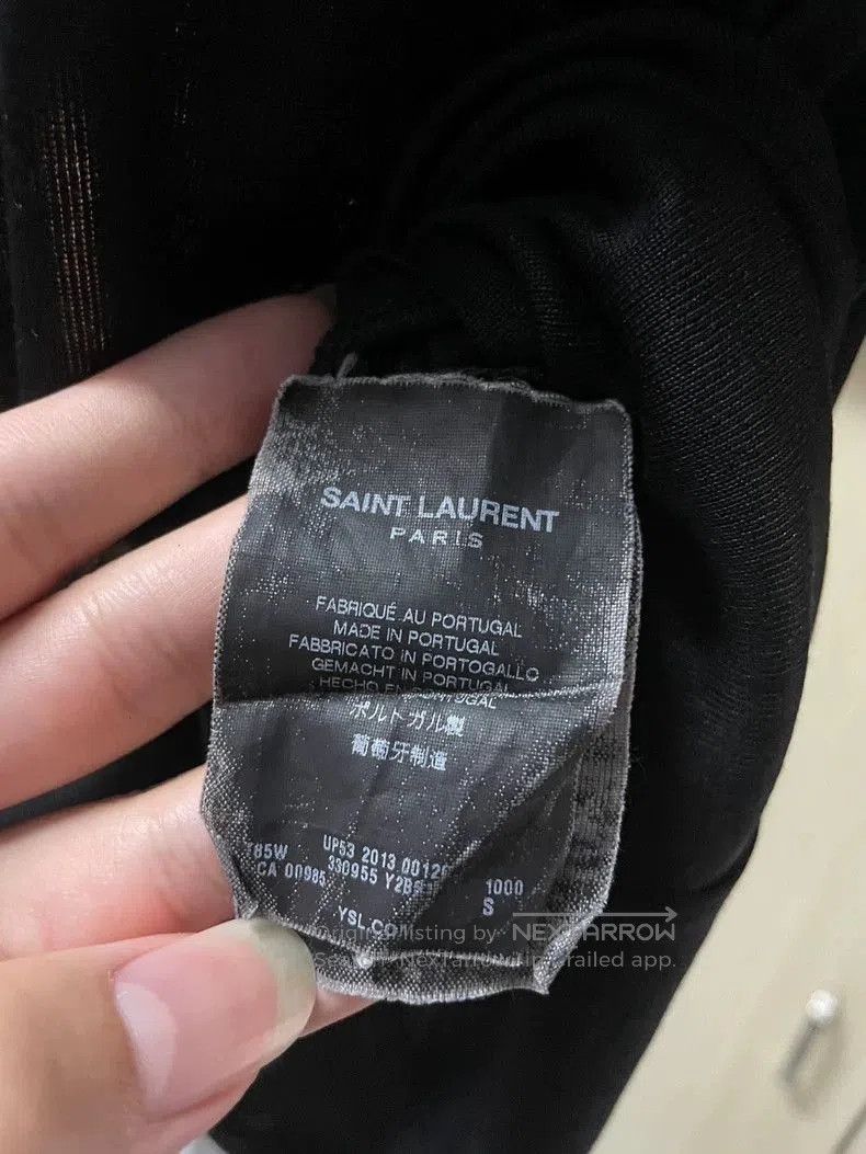 Saint Laurent Paris Saint Laurent Silk Short Sleeve Top. Size US S / EU 44-46 / 1 - 8 Thumbnail