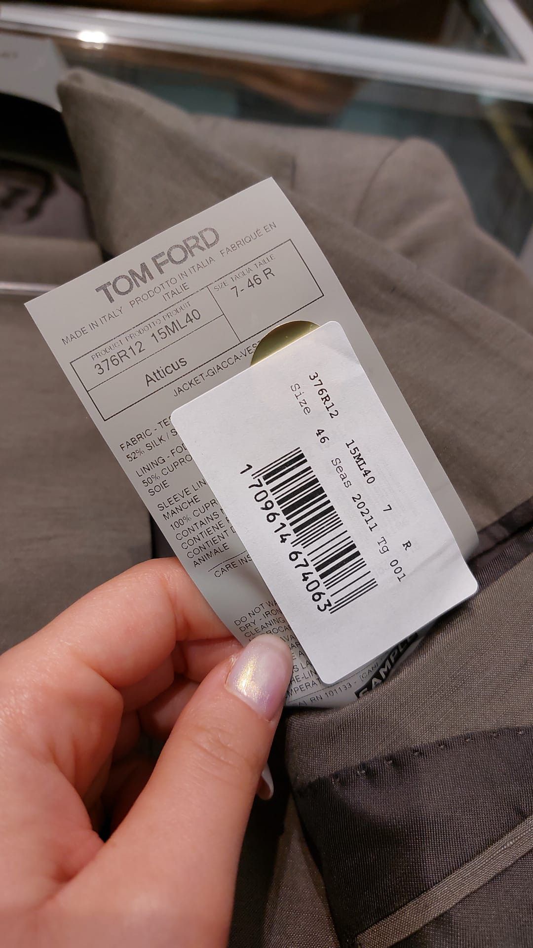 Tom Ford o1loc1c0724 Suit in Beige Size US S / EU 44-46 / 1 - 5 Thumbnail