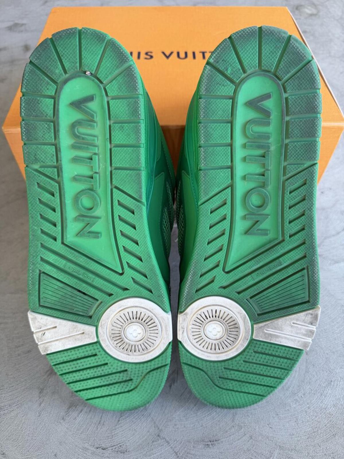 Louis Vuitton Louis Vuitton Sk8 Sneaker Green Sz. 43 Size US 10 / EU 43 - 5 Thumbnail