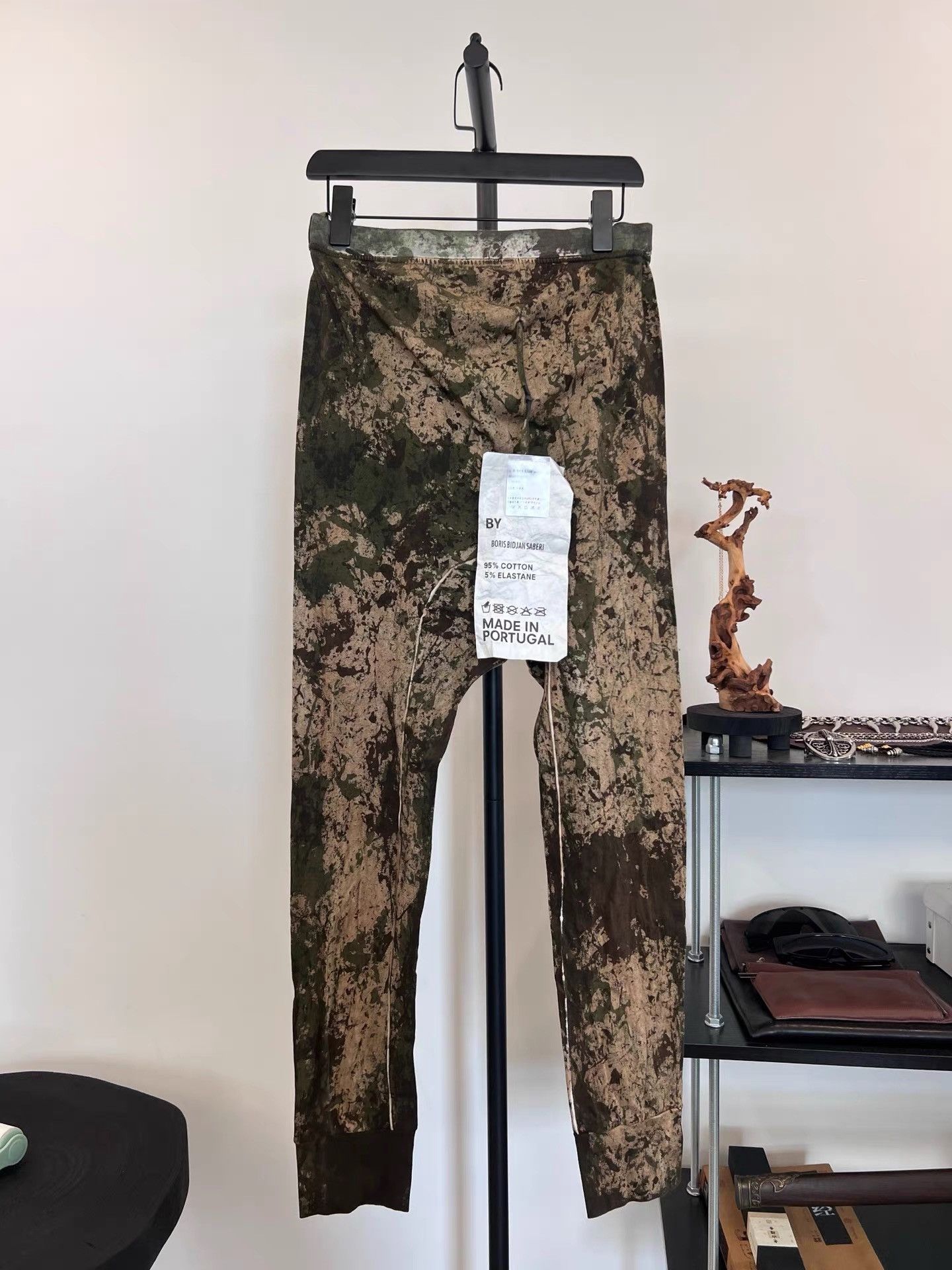 11 By Boris Bidjan Saberi 11by BBS Ink Splatter Camo Tights K35 Size US 35 - 2 Thumbnail
