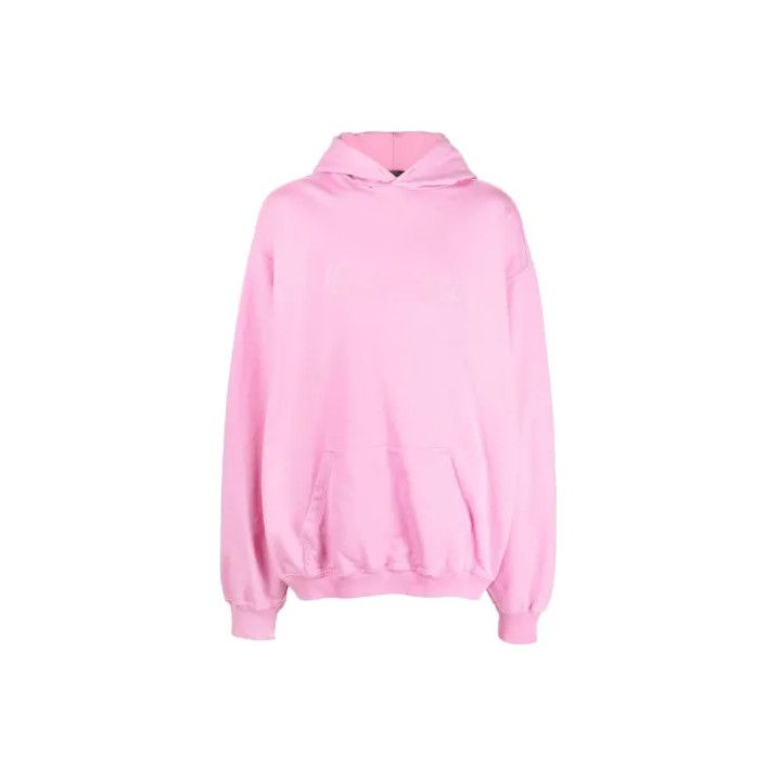 Balenciaga Balenciaga Men's Pink Hooded Sweatshirt Size US M / EU 48-50 / 2 - 1 Thumbnail