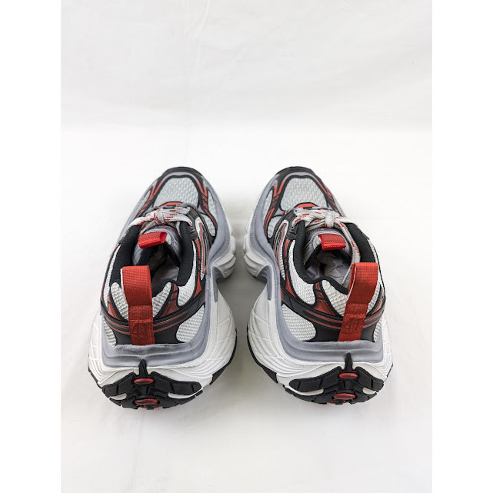 Balenciaga o1rshd1 10XL Sneakers Mesh in Grey/White/Red Size US 9 / EU 42 - 13 Thumbnail