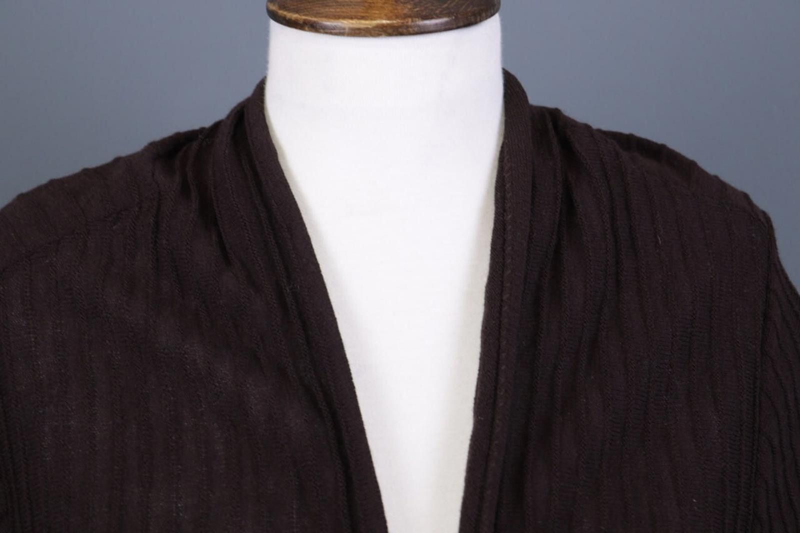 Eileen Fisher Eileen Fisher Brown Ribbed Wool Cardigan Sweater Size 1X Size XL / US 12-14 / IT 48-50 - 3 Thumbnail