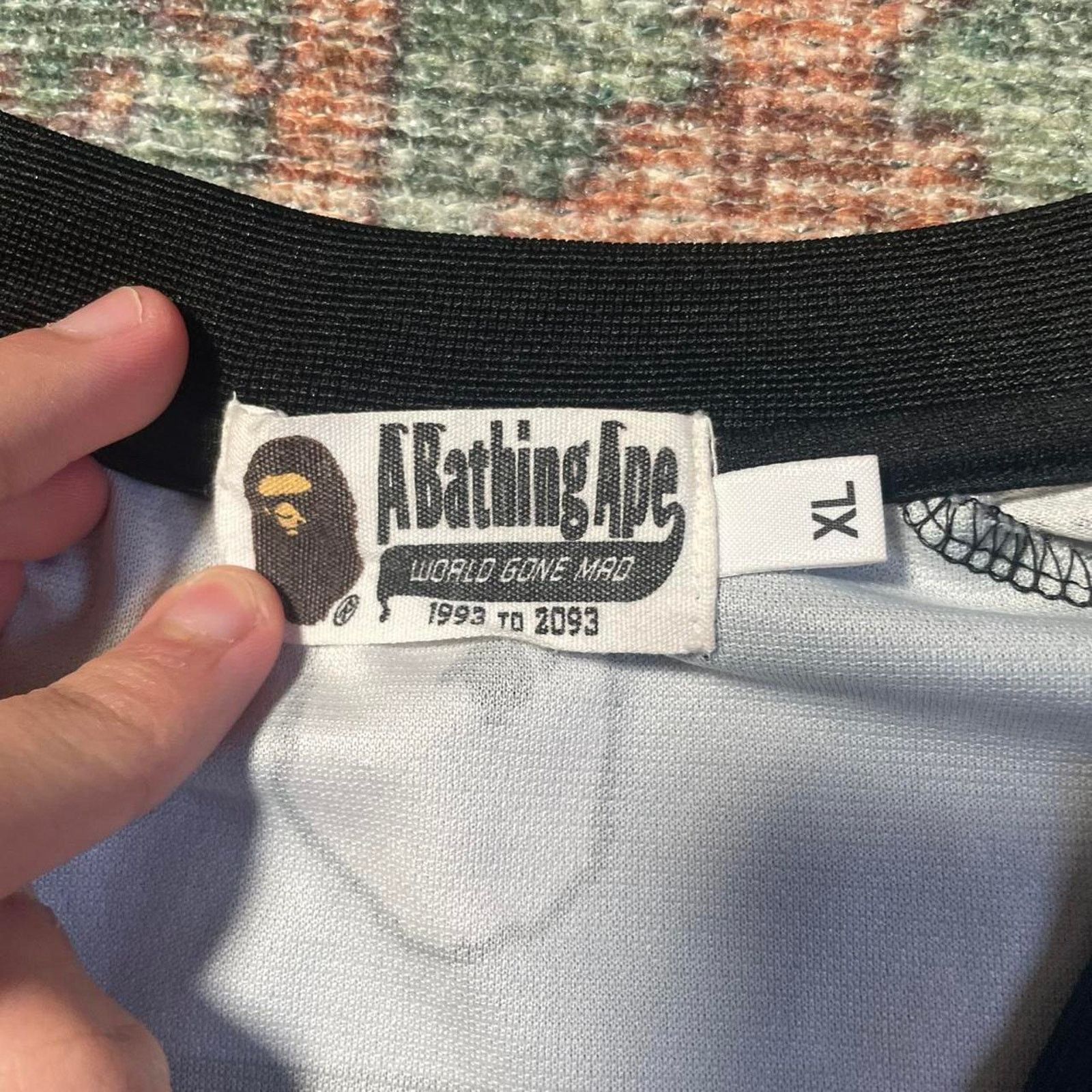 Bape Bape Racing Jersey Black and White Size US XL / EU 56 / 4 - 4 Thumbnail