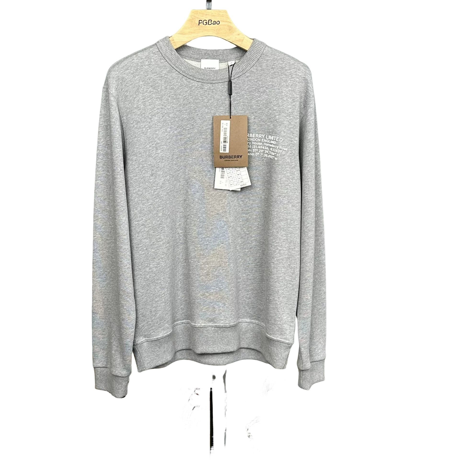 Burberry Burberry Location Print Cotton Sweatshirt S Size US S / EU 44-46 / 1 - 1 Thumbnail