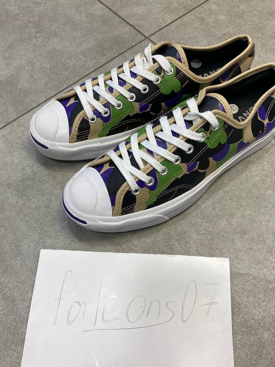 Converse Converse 70s Archive Print Jack Purcell Low Camo Shoes Size US 9 / EU 42 - 2 Thumbnail