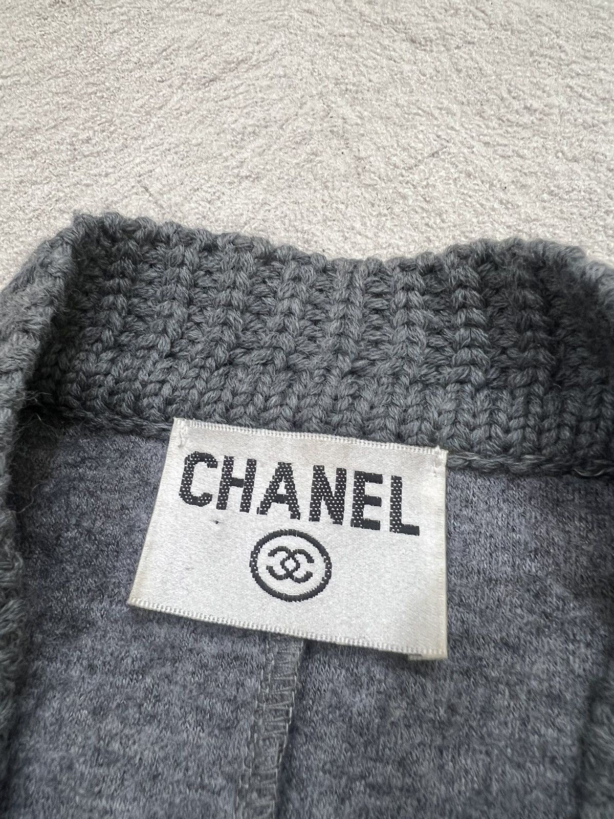 Chanel Chanel Knit Duffle Fur Wool Ribbed Toggle Cardigan Jacket Size M / US 6-8 / IT 42-44 - 7 Thumbnail