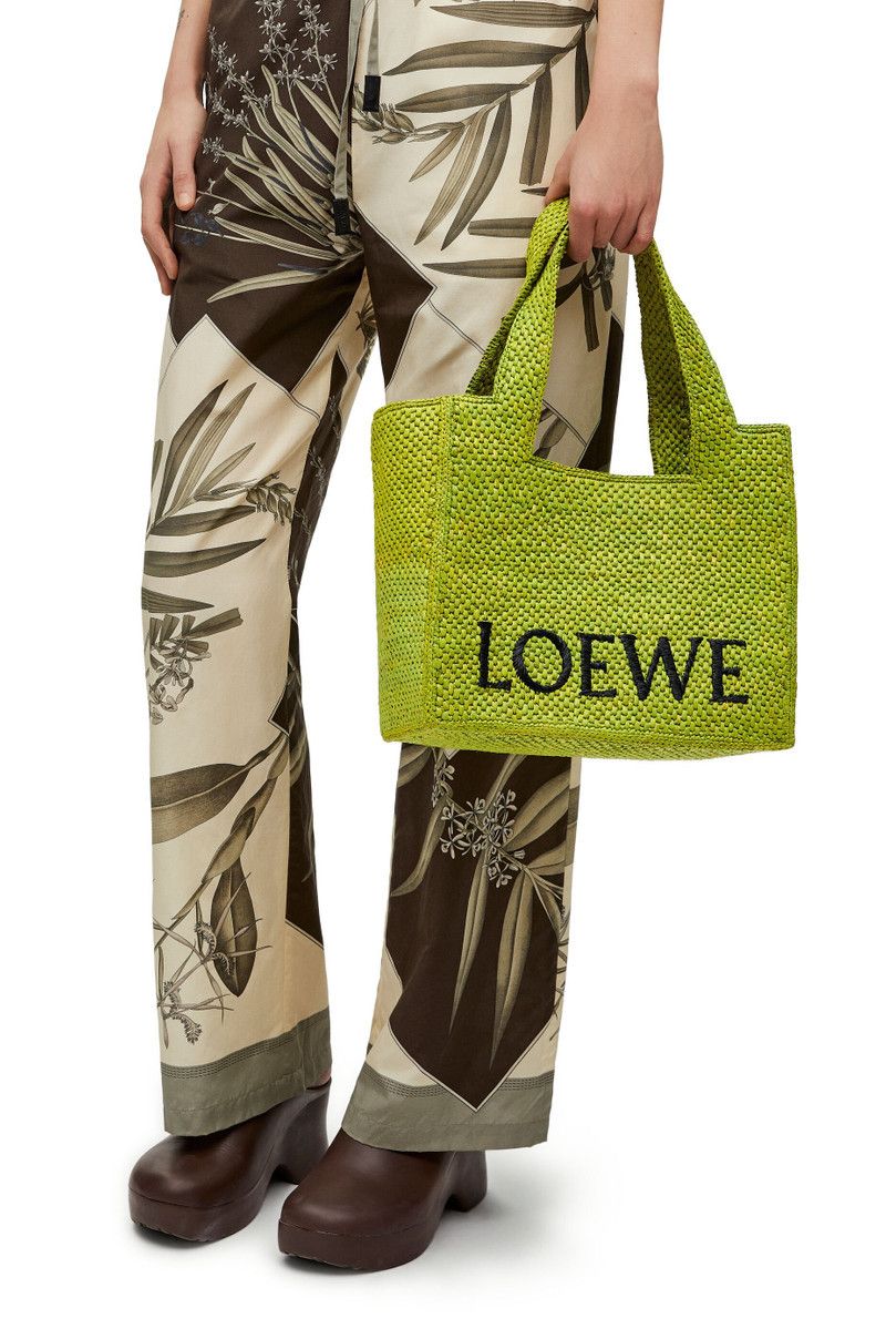 Loewe o1in1g0426 Size: OS / Medium Font Tote Bag in Meadow Green Size ONE SIZE - 2 Thumbnail