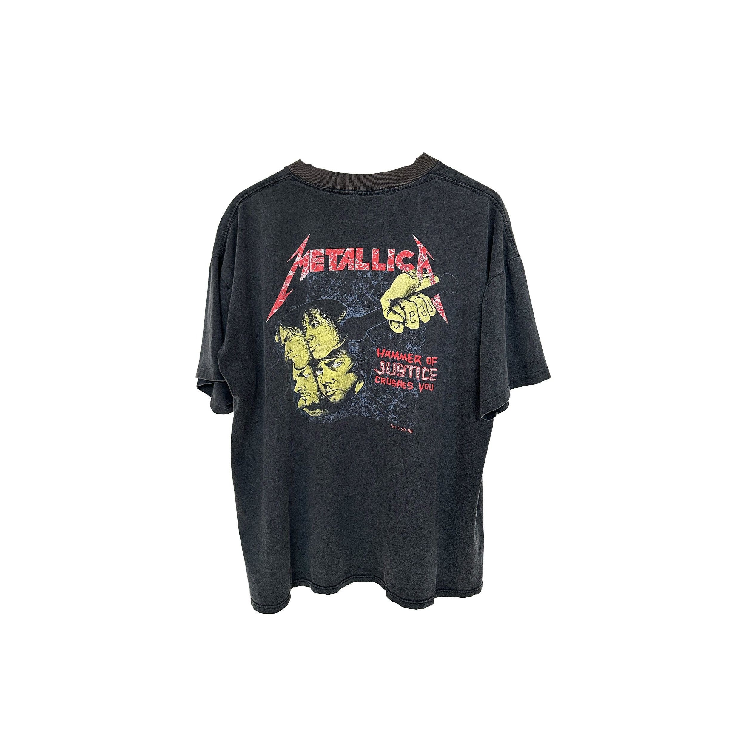 Vintage VINTAGE METALLICA TOUR TEE Size US XL / EU 56 / 4 - 2 Thumbnail