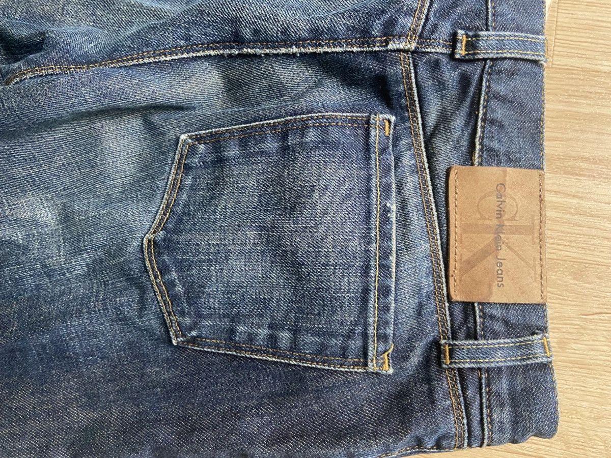 Calvin Klein Calvin Klein Women's Mid-Rise W29 L34 Denim Jeans Flared 90s Size 29" - 8 Thumbnail