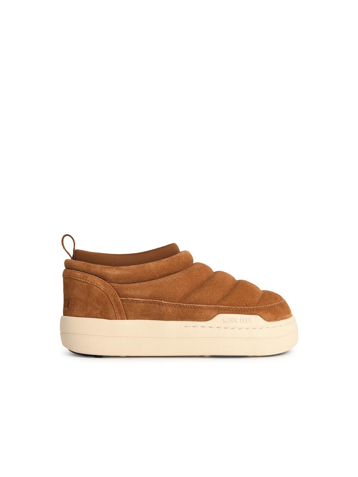 Moon Boot MOONBOOT 'Park' Suede Cognac Sneakers Size US 7 / IT 37 - 1 Thumbnail