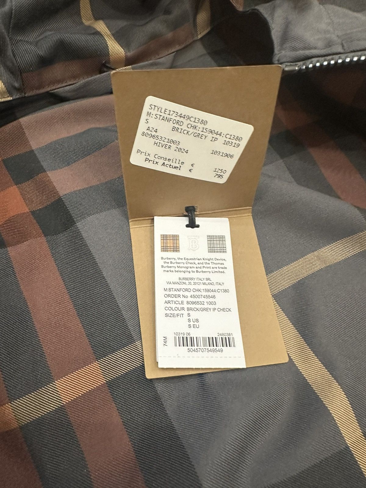 Burberry Burberry Jacket Check Stanford Size US S / EU 44-46 / 1 - 3 Thumbnail