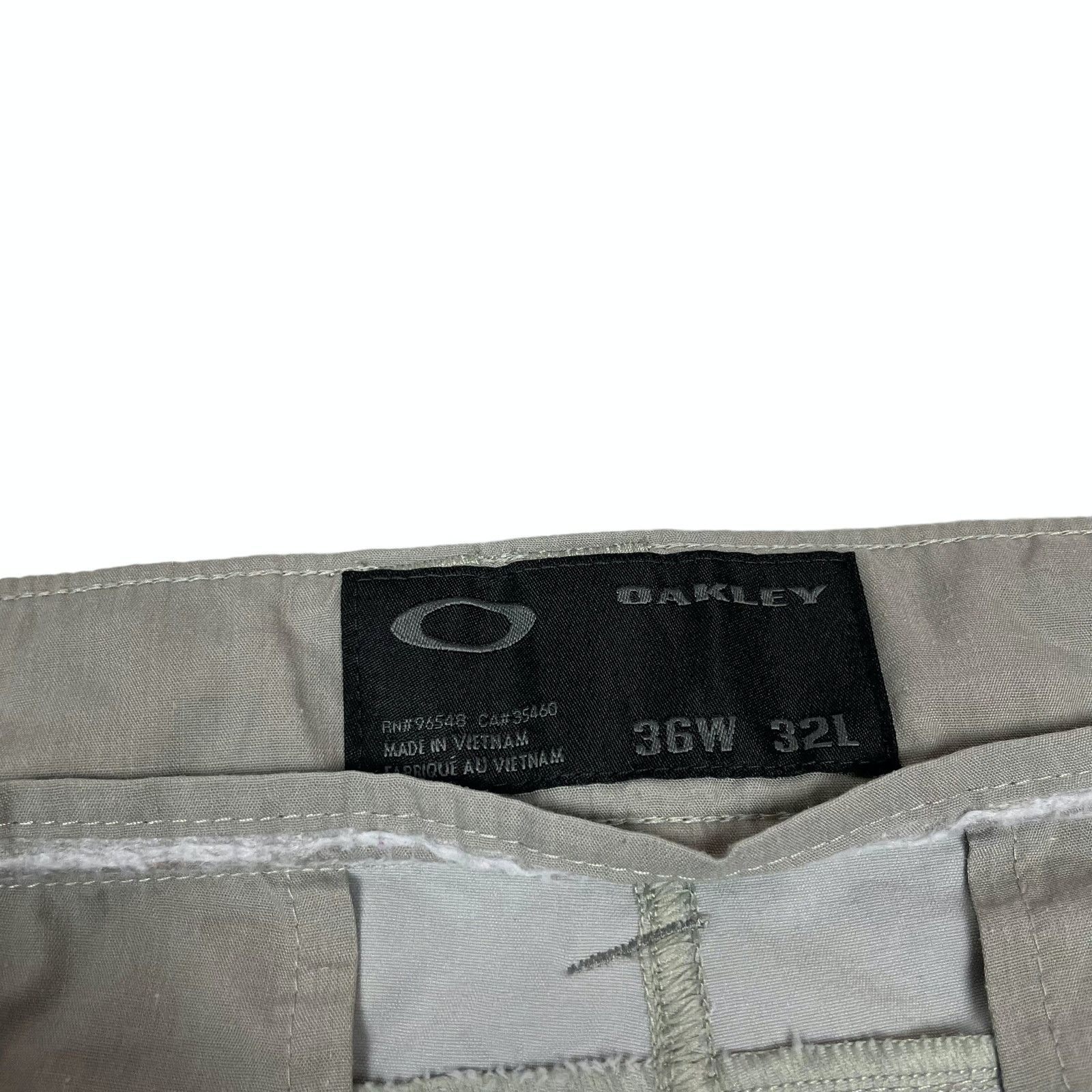 Oakley × Vintage Oakley Men's Gray Nylon Stretch Golf Chino Pants 36W X 32L Size US 36 / EU 52 - 10 Thumbnail