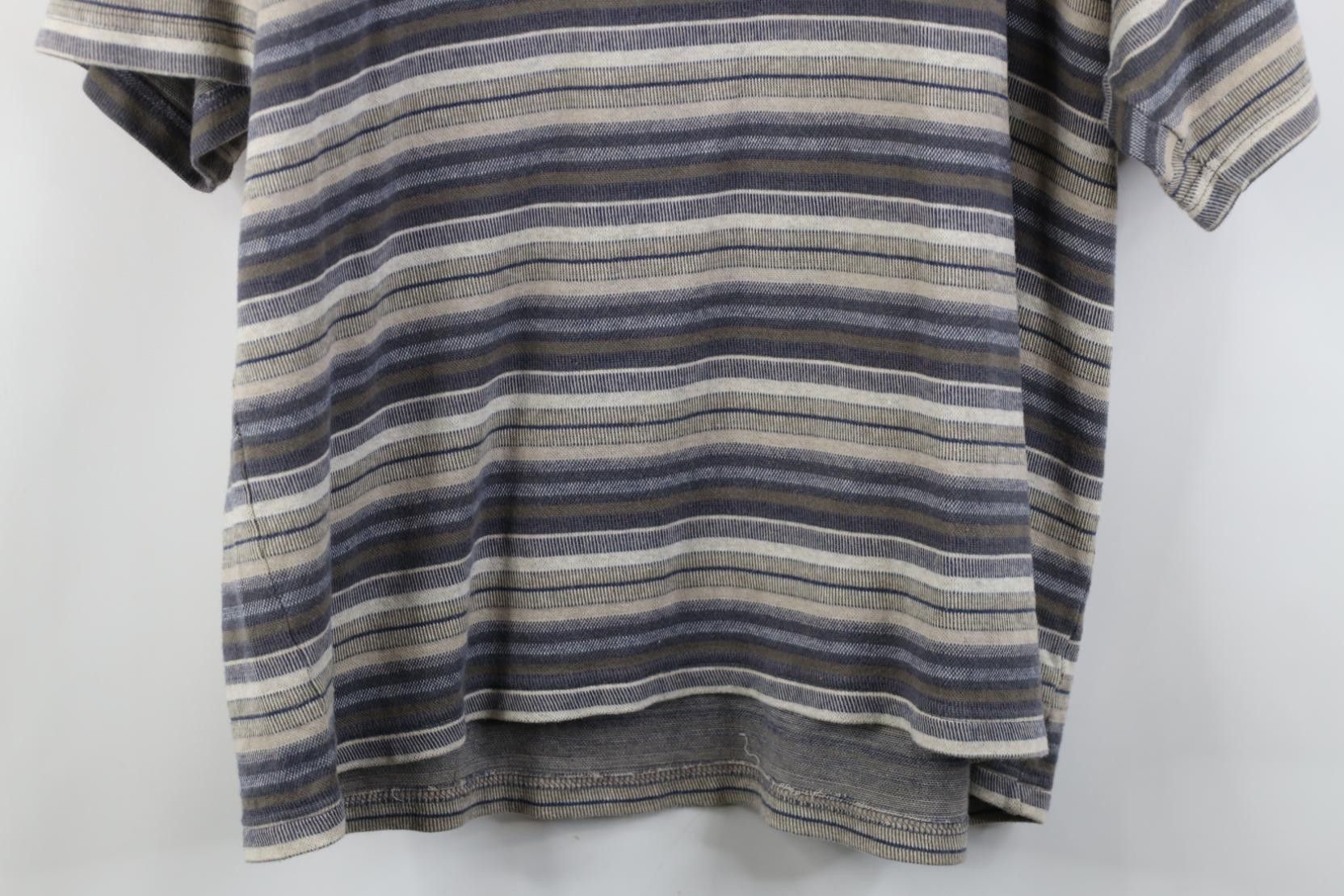 Vintage Vintage 90s Streetwear Striped Knit Collared Golf Polo Shirt Size US XL / EU 56 / 4 - 13 Thumbnail