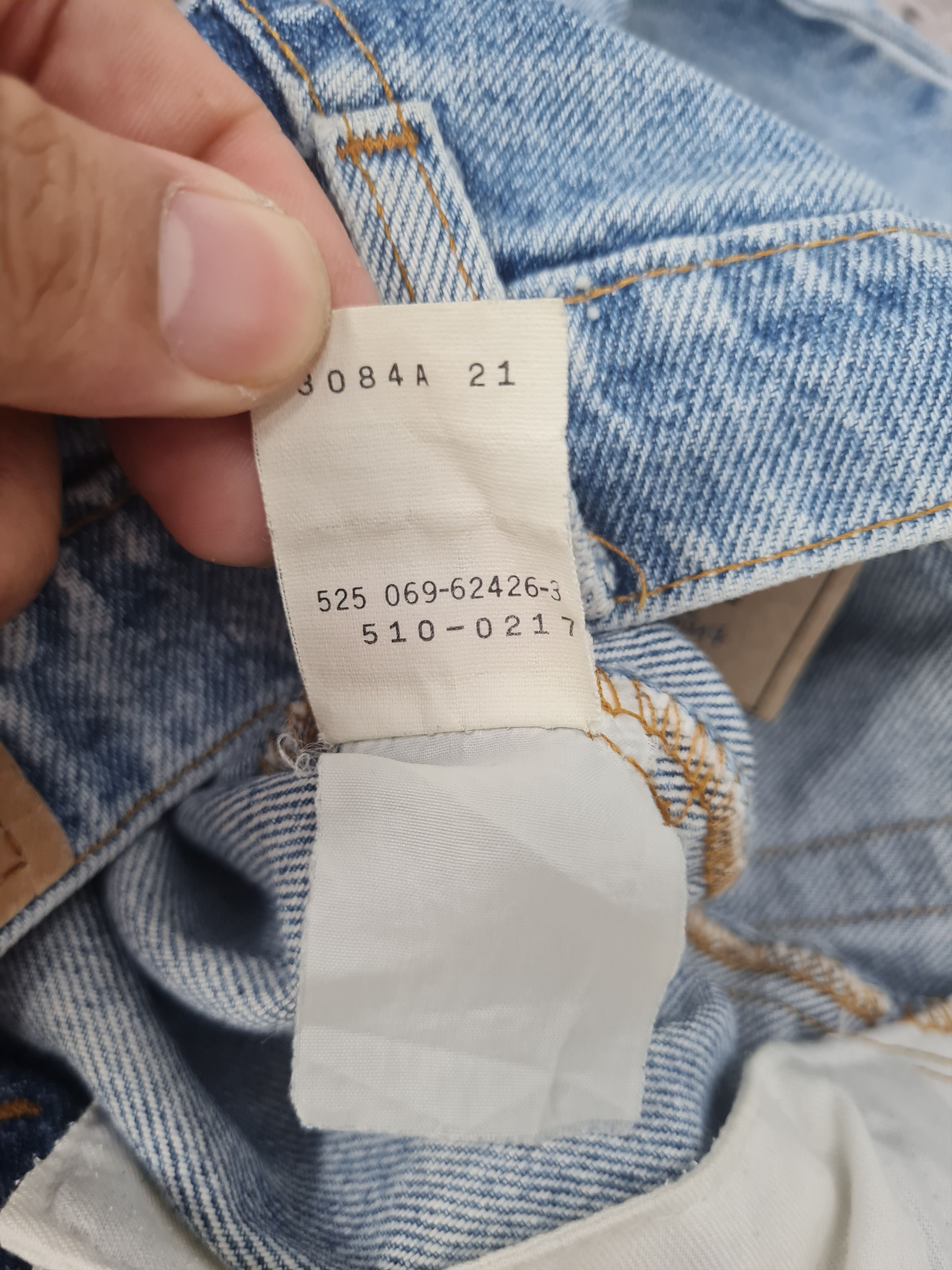 Levi's Vintage Clothing Vtg 90's LEVIS 510 Faded Light Wash Jeans L0399 Size 30X30 Size US 30 / EU 46 - 15 Thumbnail