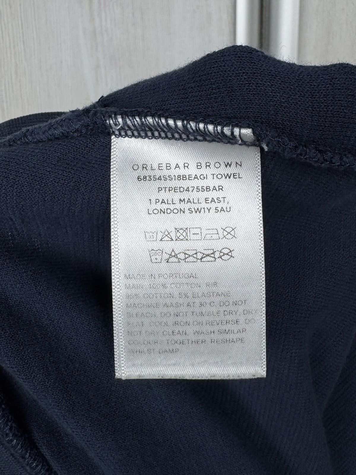 Orlebar Brown Orlebar Brown Men’s Blue Terry Drawstring Towel Sweatpants Size US 32 / EU 48 - 10 Thumbnail