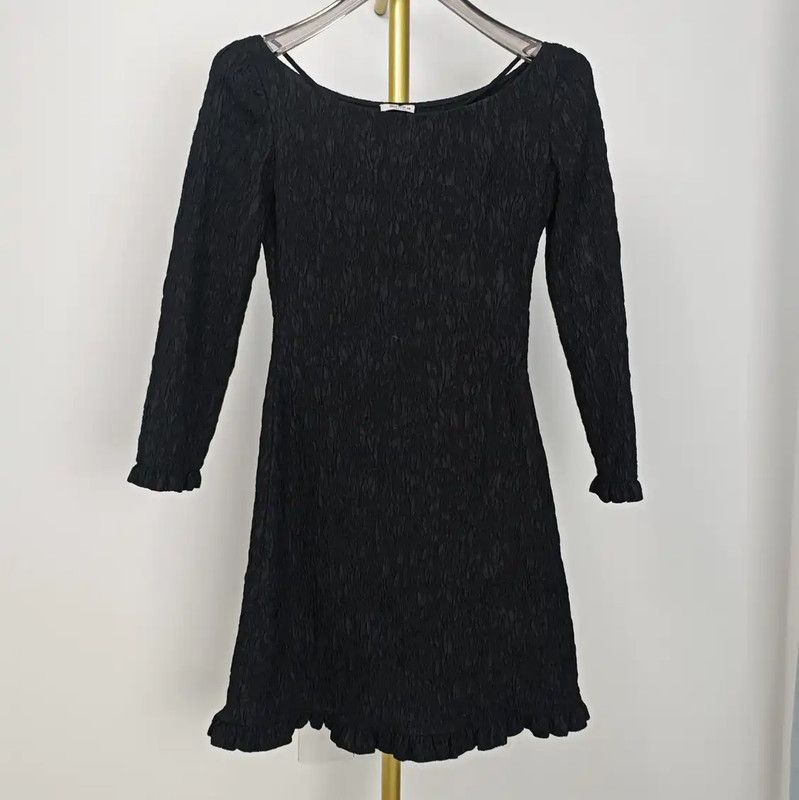 Miu Miu Miu Miu Black Silk Summer Dress Size S 0089 Size S / US 4 / IT 40 - 1 Thumbnail