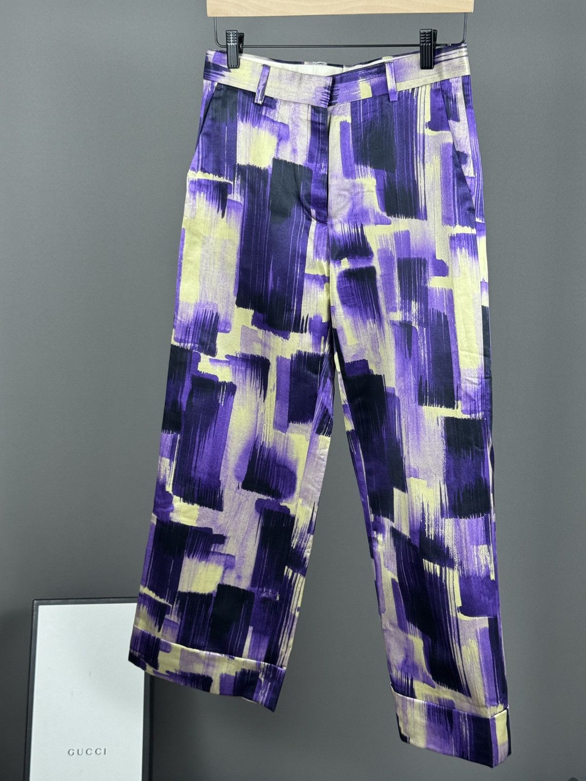 Dries Van Noten Wmns Dries Van Noten Silk Pants Size 36" / US 14 / IT 50 - 3 Thumbnail