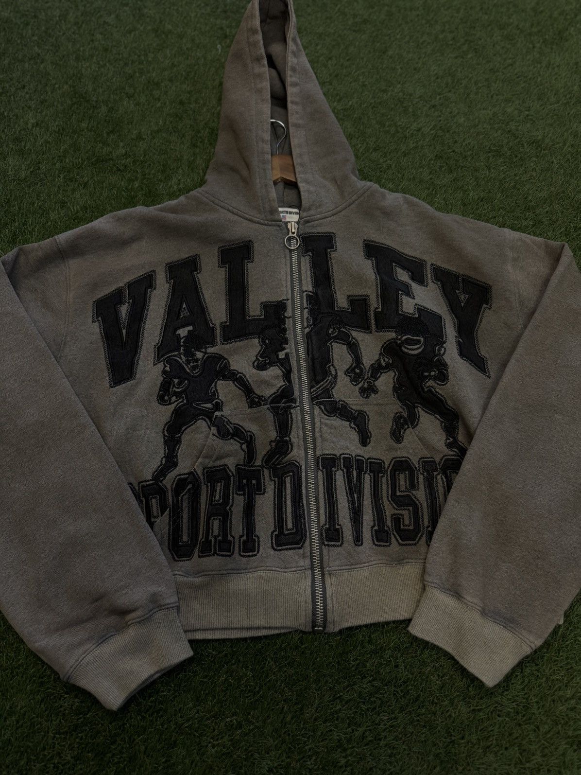 Vale Vale Hoodie Zip Up Grey Black Size XXL (NEW) Size US XXL / EU 58 / 5 - 3 Thumbnail