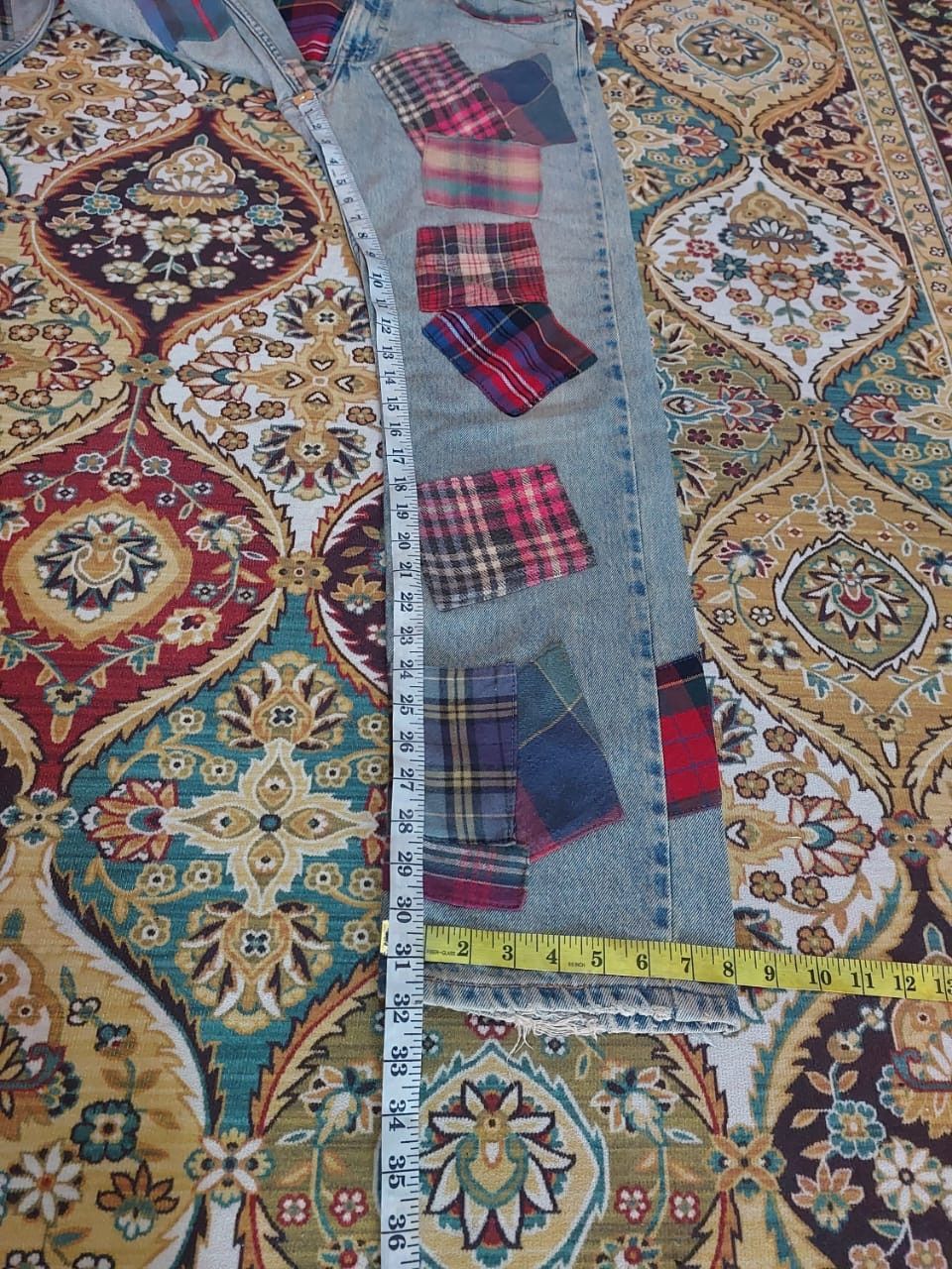 Levi's Vintage Clothing Levis Custom patchwork Size 31 Size US 31 - 9 Thumbnail