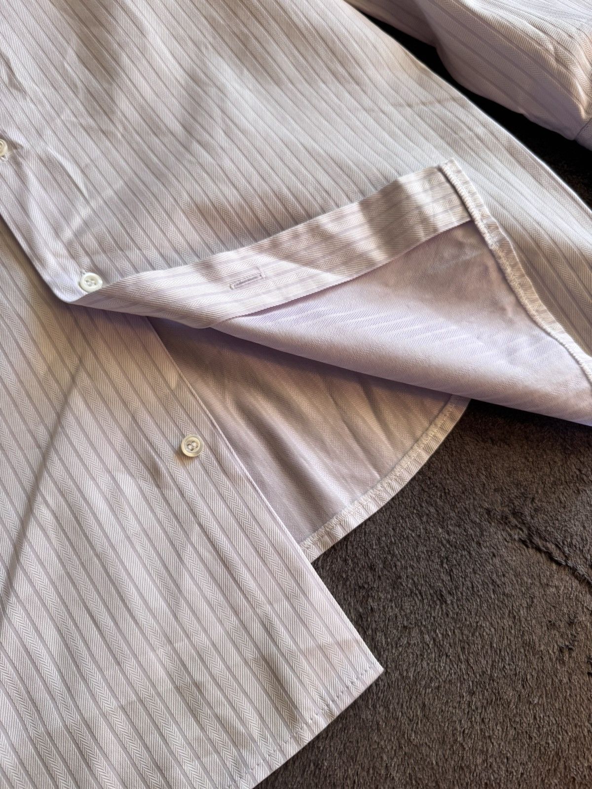 Caruso Caruso luxury cotton men's shirt Size US S / EU 44-46 / 1 - 10 Thumbnail