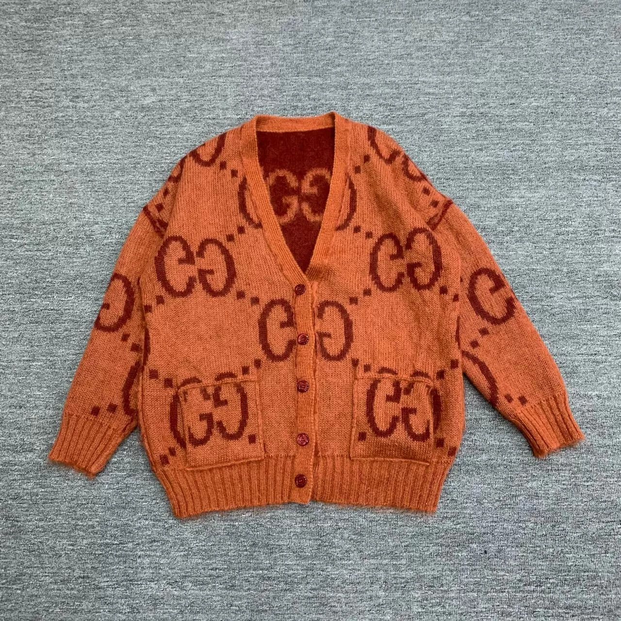 Gucci Gucci double-faced full logo mohair cardigan XS 95 new Size XS / US 0-2 / IT 36-38 - 6 Thumbnail