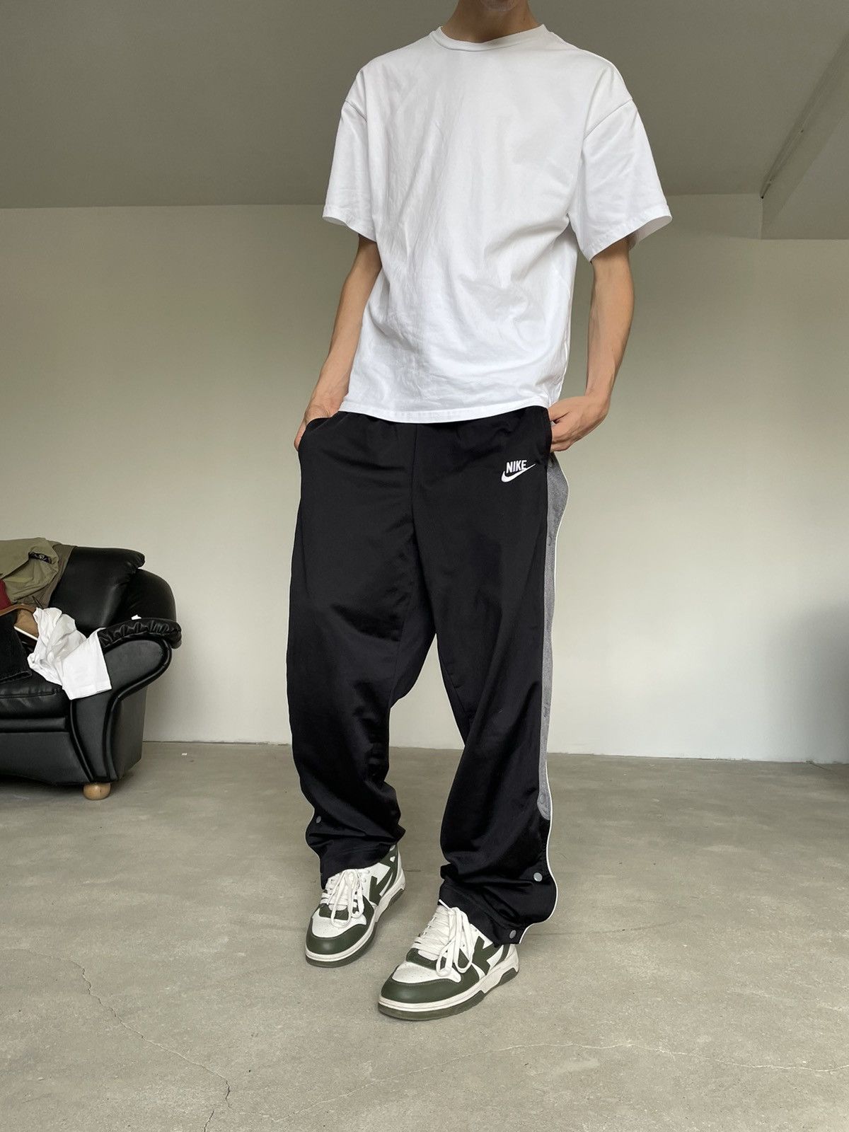 Nike × Vintage Vintage Nike track pants sweatpants buggy Size US 33 - 7 Thumbnail