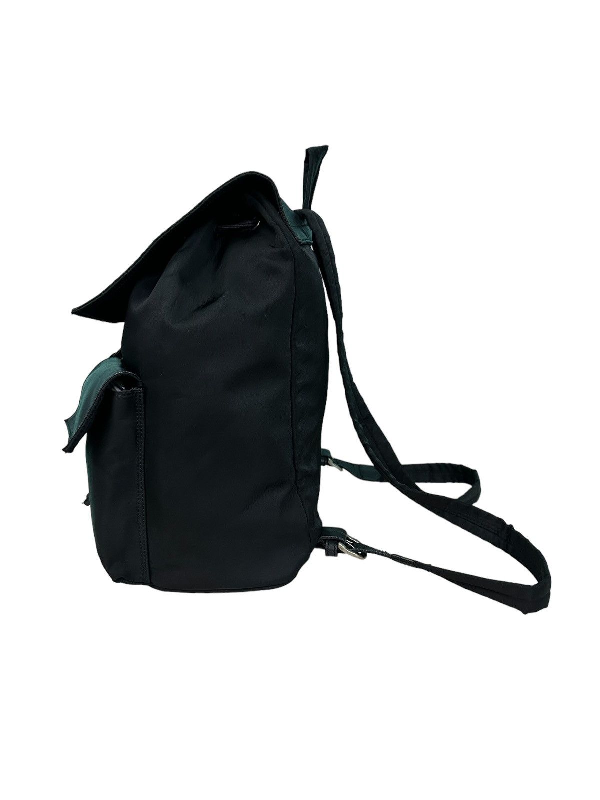 Norma Kamali VINTAGE NORMA KAMALI NYLON LEATHER BACKPACK Size ONE SIZE - 4 Thumbnail