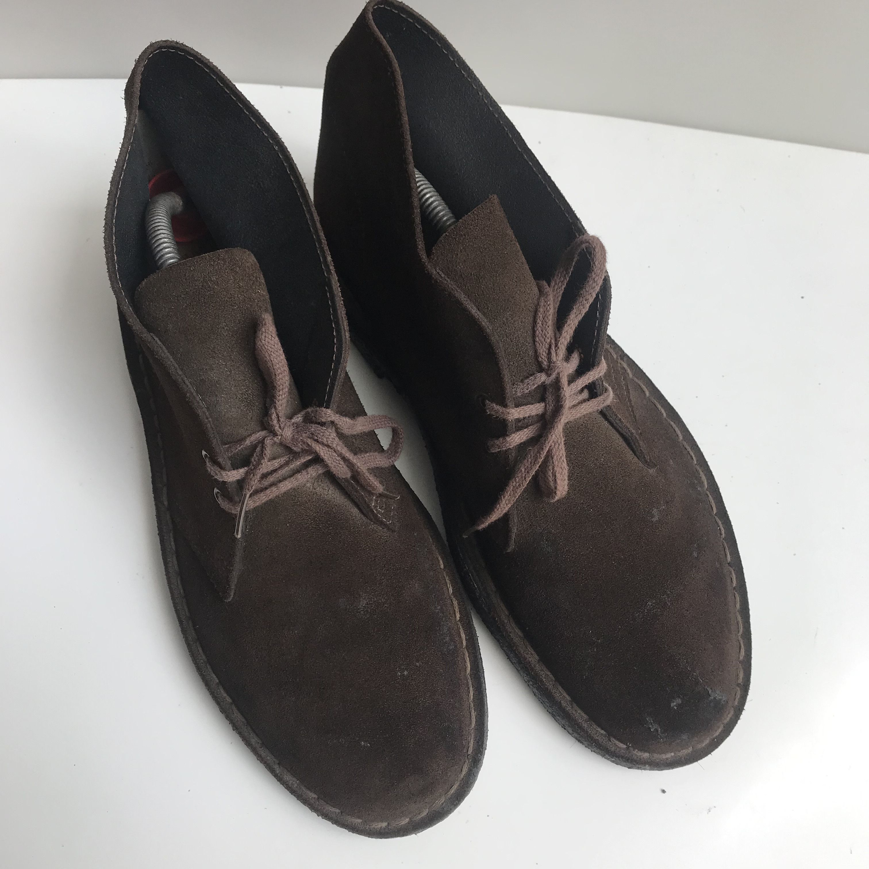 Clarks Vintage MK1 Clarks Dessert Boots Dark Brown Chocolate Suede Size US 8.5 / EU 41-42 - 5 Thumbnail