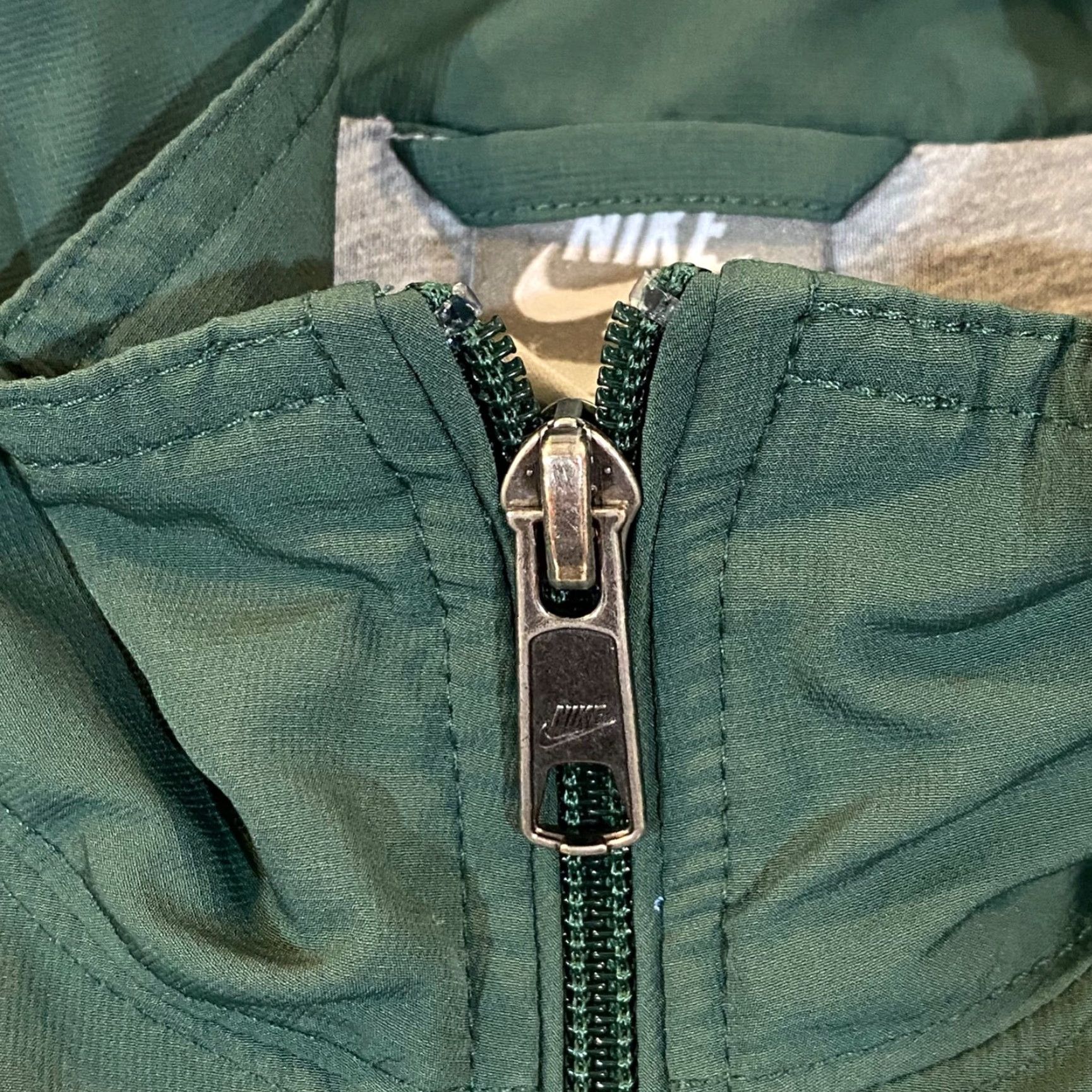 Nike Nike Jacket Mens XL Green Blue Track Sportswear Full Zip Pockets Active Workout Size US XL / EU 56 / 4 - 4 Thumbnail