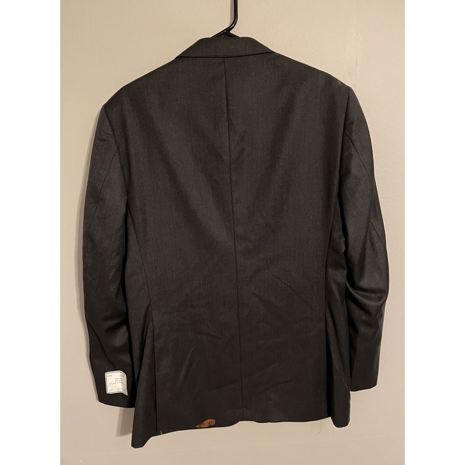 Jos. A. Bank Jos. A. Bank Gray Suit Coat Jacket Blazer - Men's 43L Slim Size 46R - 3 Thumbnail